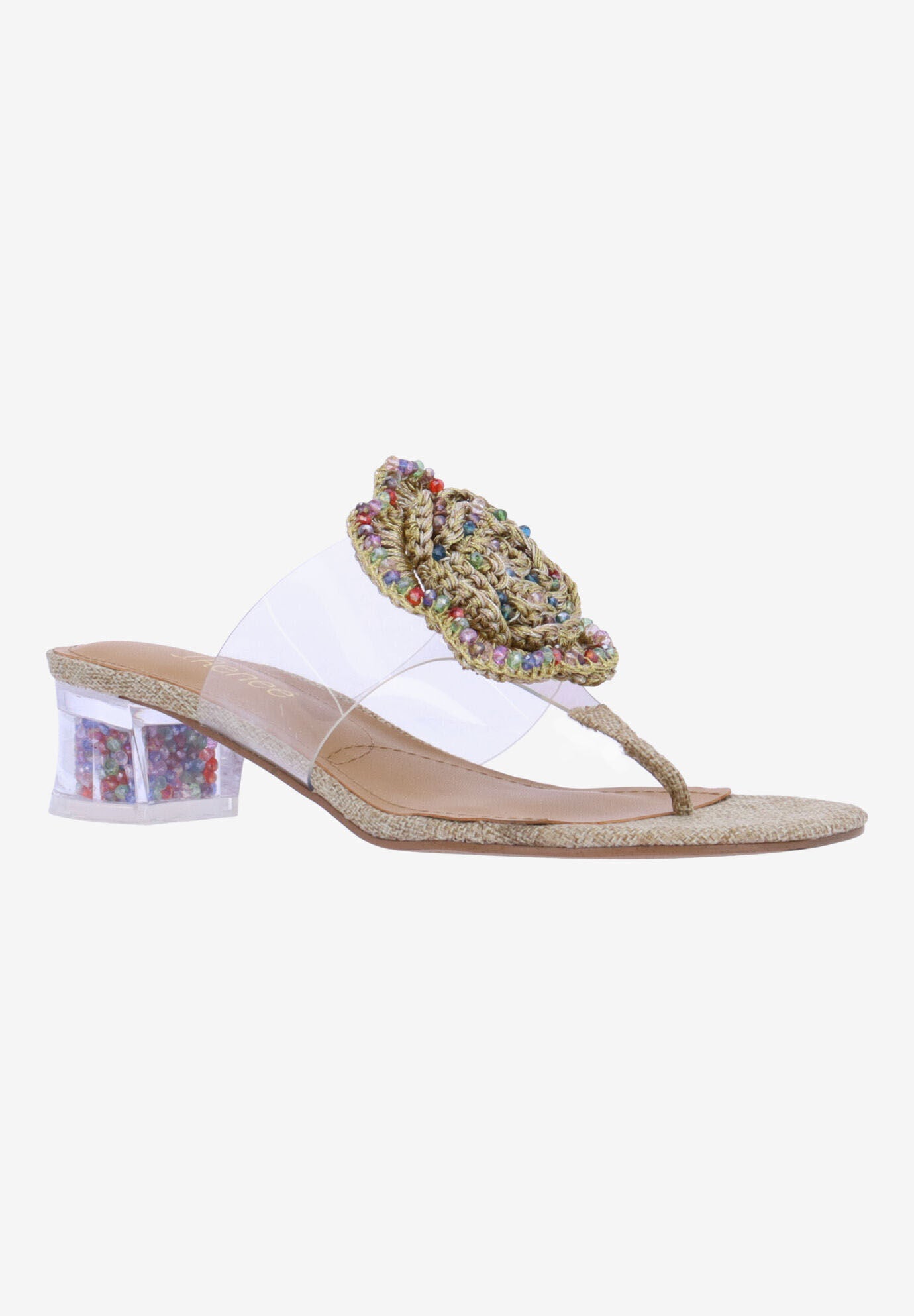 Abriana Sandals, CLEAR NATURAL, hi-res image number 0