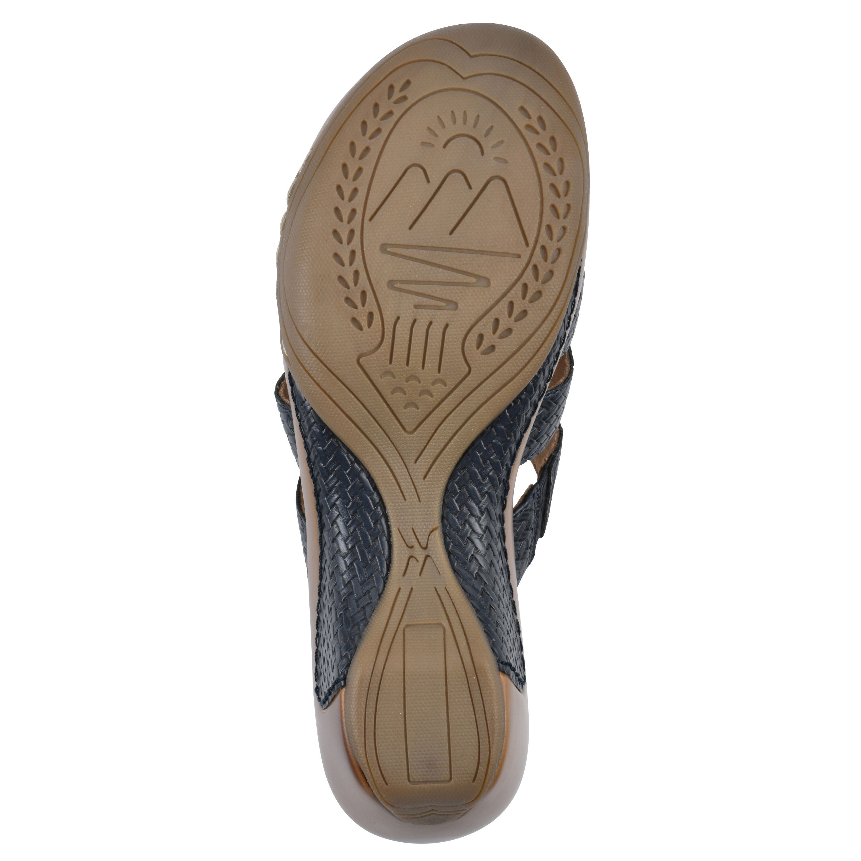 Valora Slip-On Clog Sandal, NAVY WOVEN, alternate image number 5