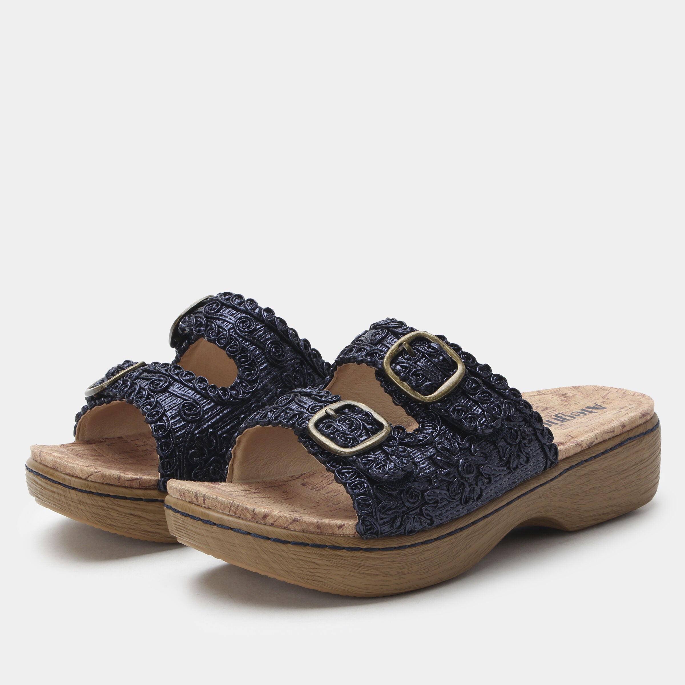 Oona Slide Sandal, NAVY, hi-res image number 0