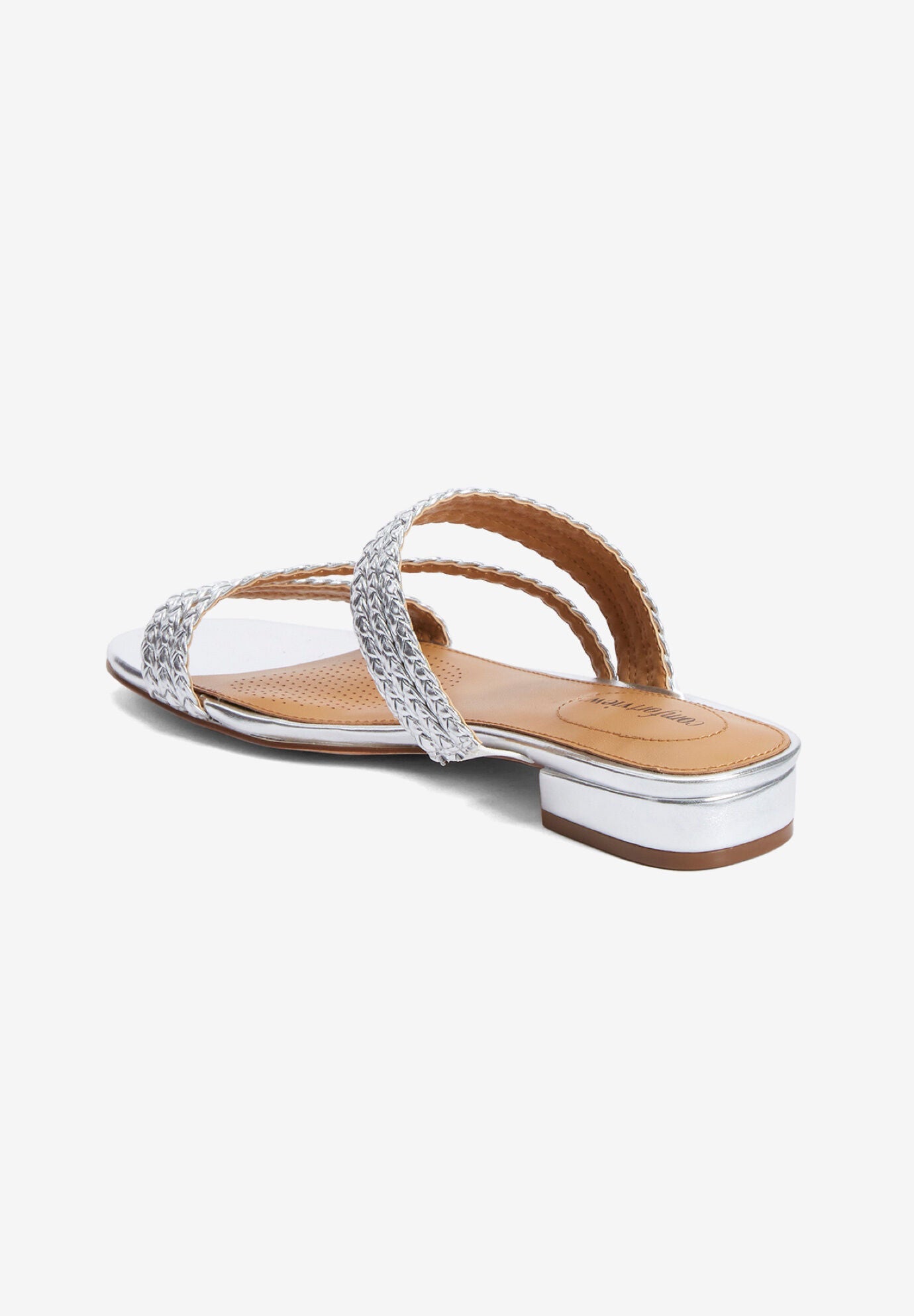 The Adler Slip On Mule, SILVER, on-hover image number 1