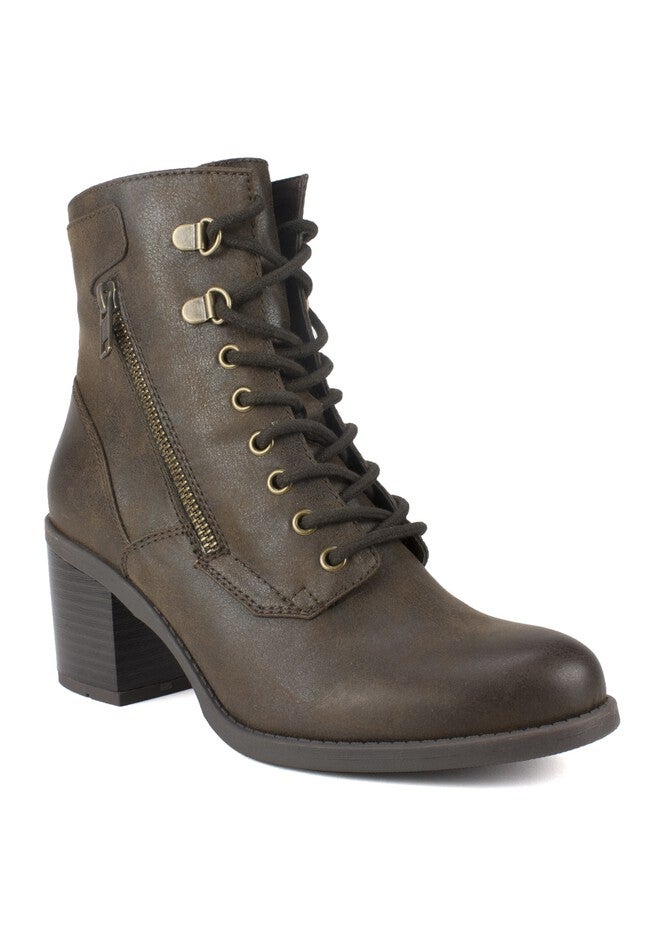 Dorian Bootie by White Mountain, DARK BROWN, hi-res image number null