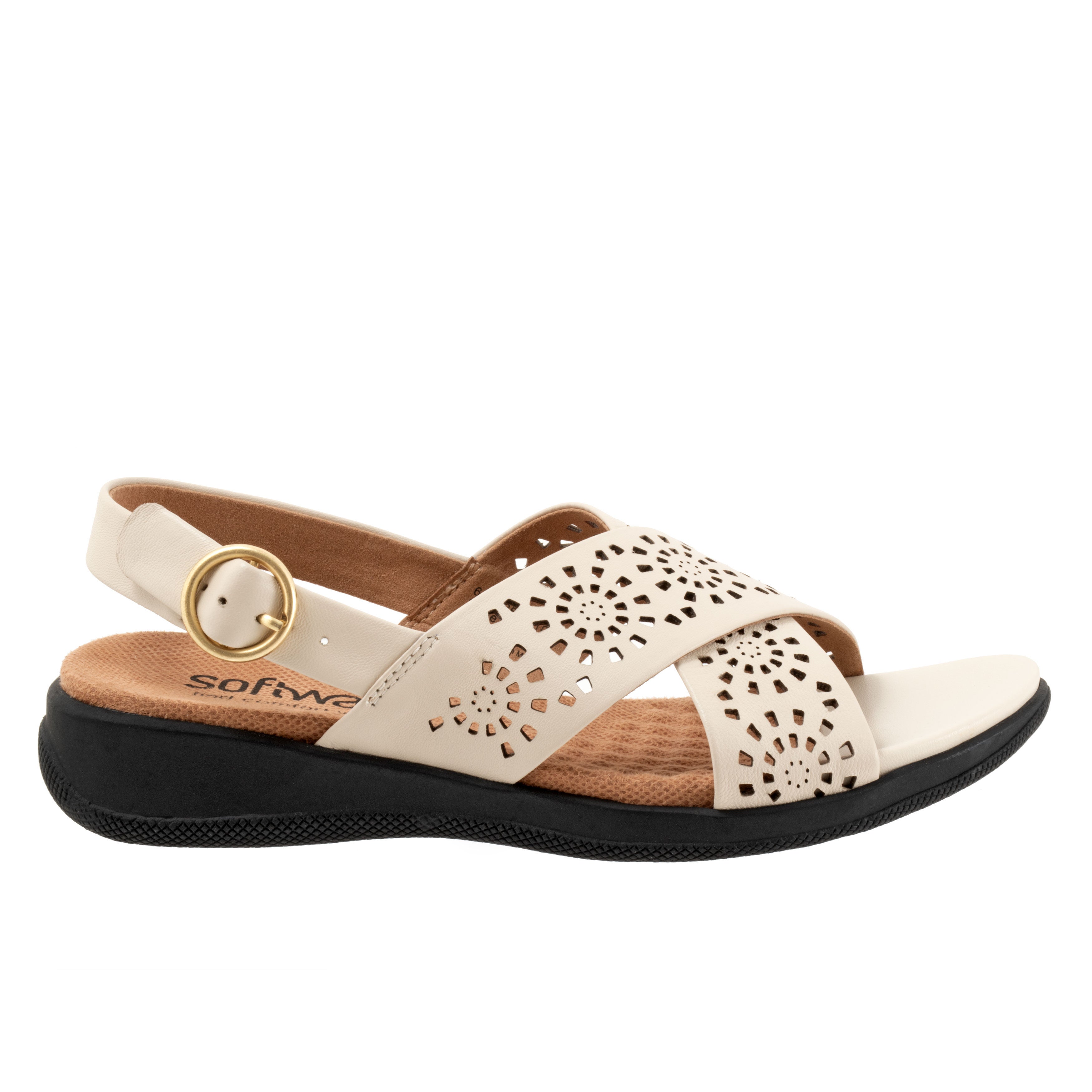 Tillman Sling Perf Sandal, BONE, alternate image number 4