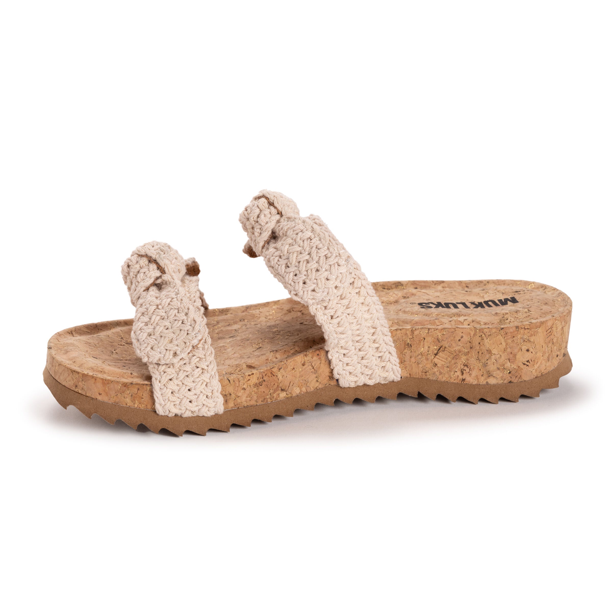 Posie Sandal, NATURAL CROCHET, alternate image number 3