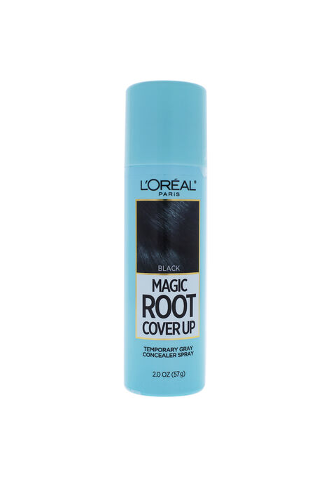 Magic Root Cover Up Temporary Gray Concealer Spray - 2 Oz Hair Color, BLACK, hi-res image number null