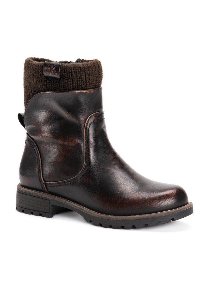Bobbi Bootie by Muk Luks®, COPPER BROWN, hi-res image number 0