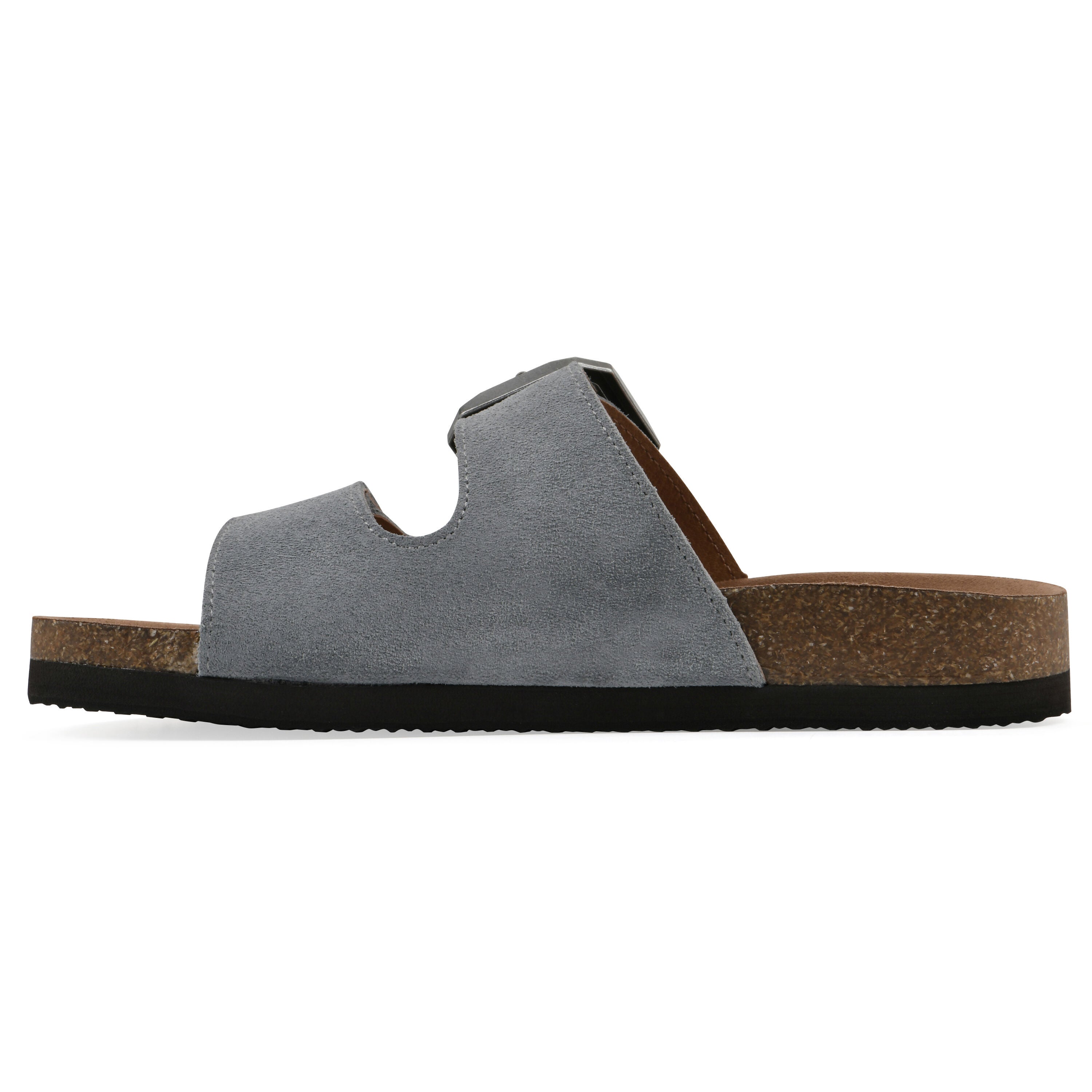 Hayloft Footbeds Sandal, BLUE SUEDE, alternate image number 3