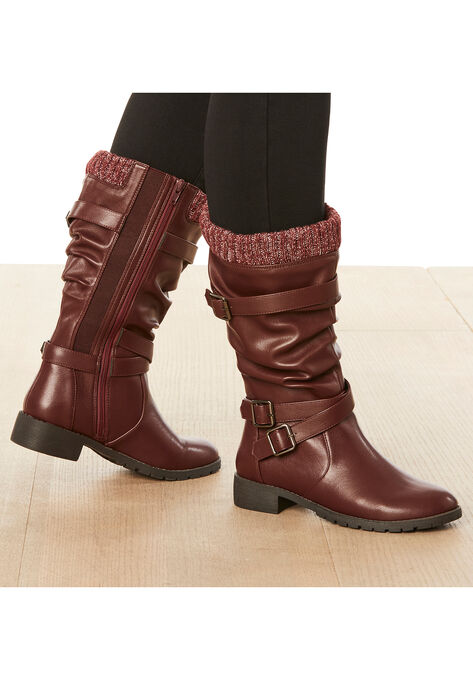 The Eden Wide Calf Boot, , alternate image number null