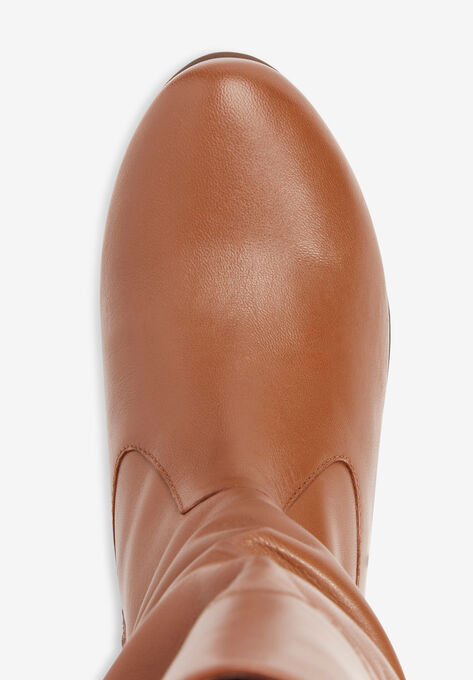 The Monica Wide Calf Leather Boot, , alternate image number null