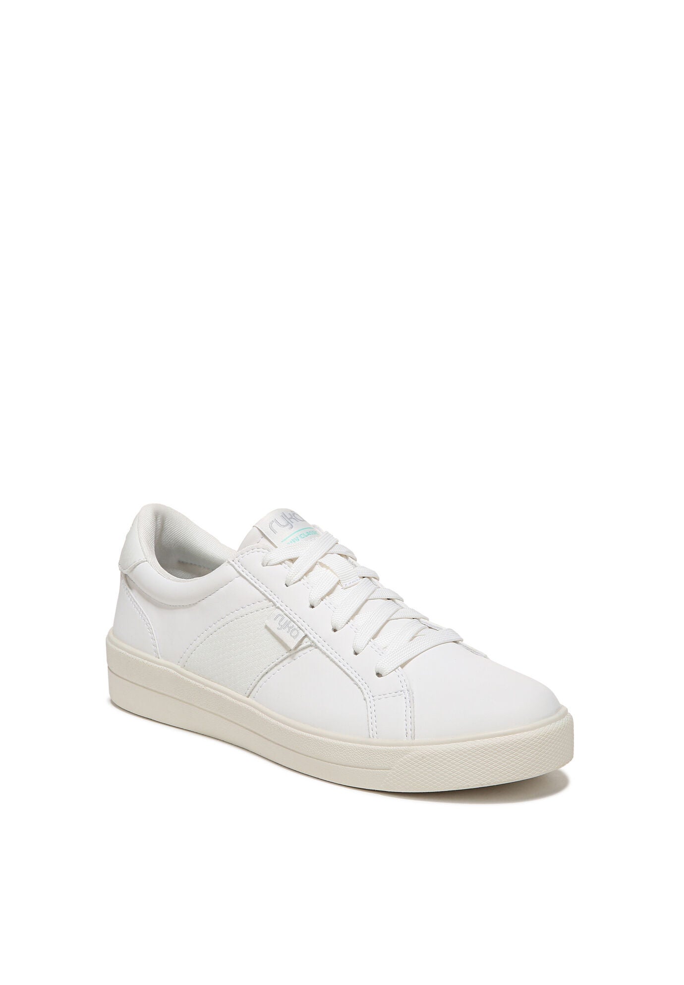 Ladies Viv Classic Sneakers White Silver Jessica London