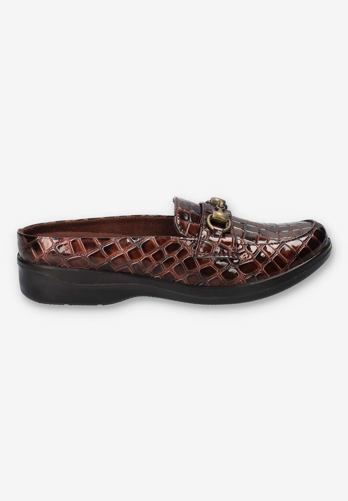 Nell Comfort Mule, BROWN CROCO, alternate image number 2