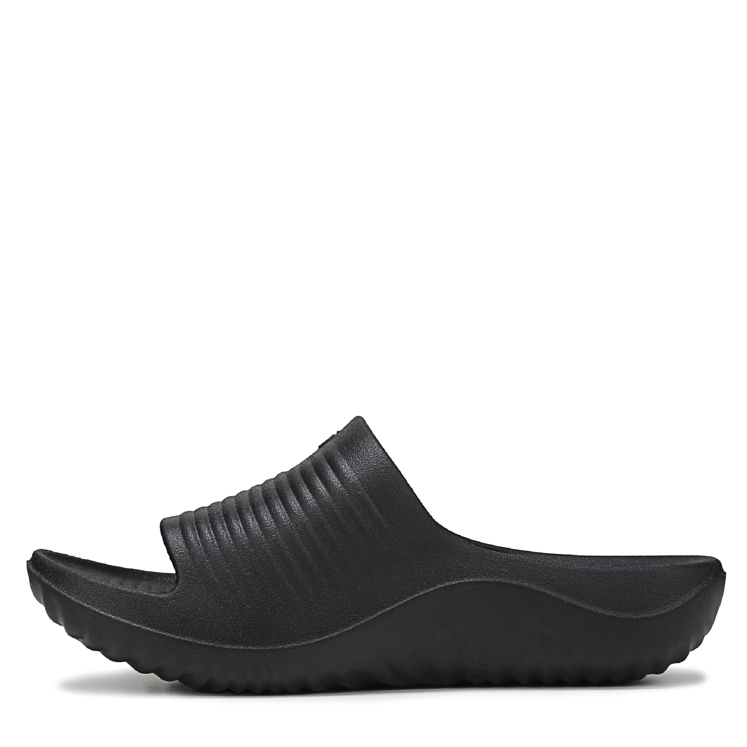 Echo Recovery Slide Sandal, BLACK, alternate image number 5