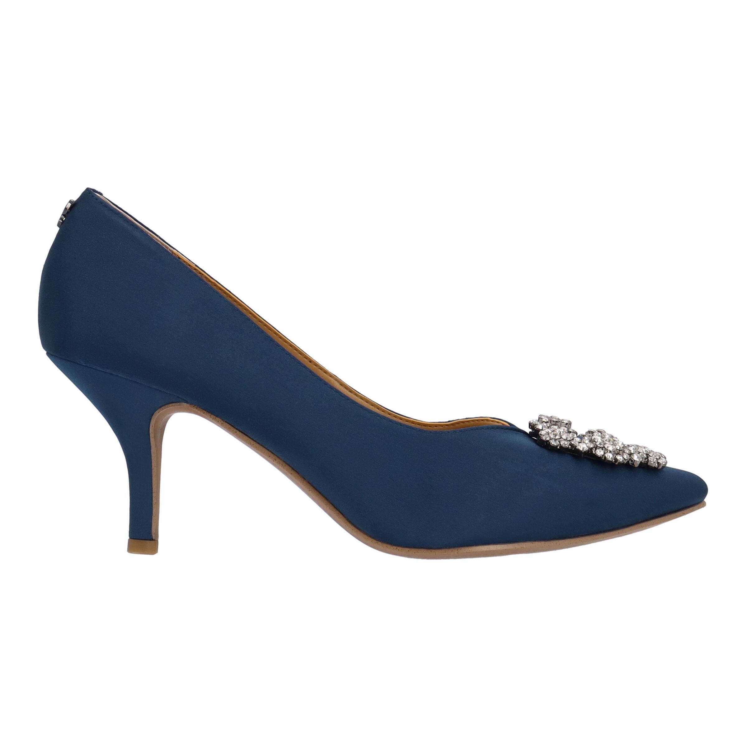 Ezara Slip-On Pump, NAVY, alternate image number 3