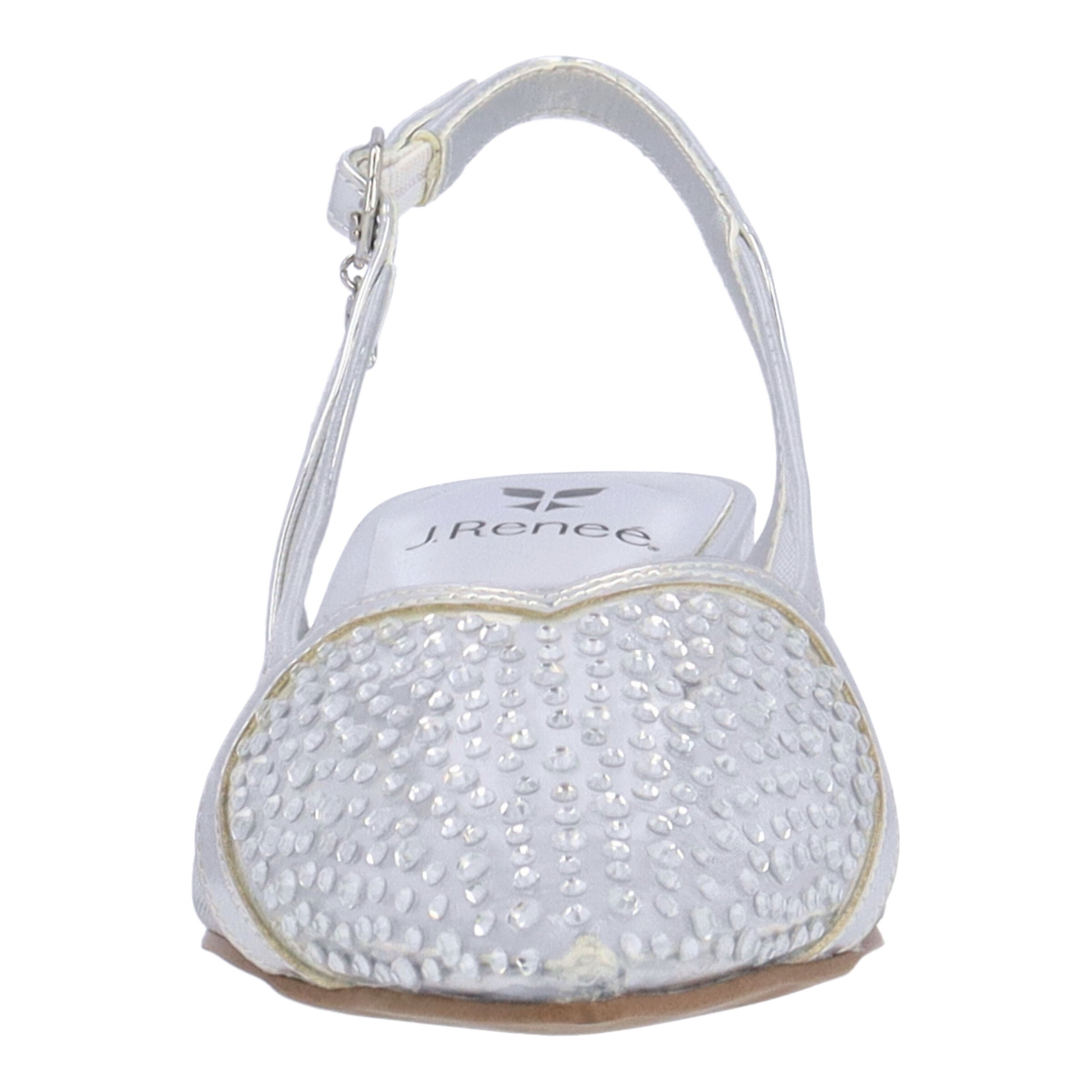 Gwyn Slingback Pump, SILVER CLEAR, alternate image number 2