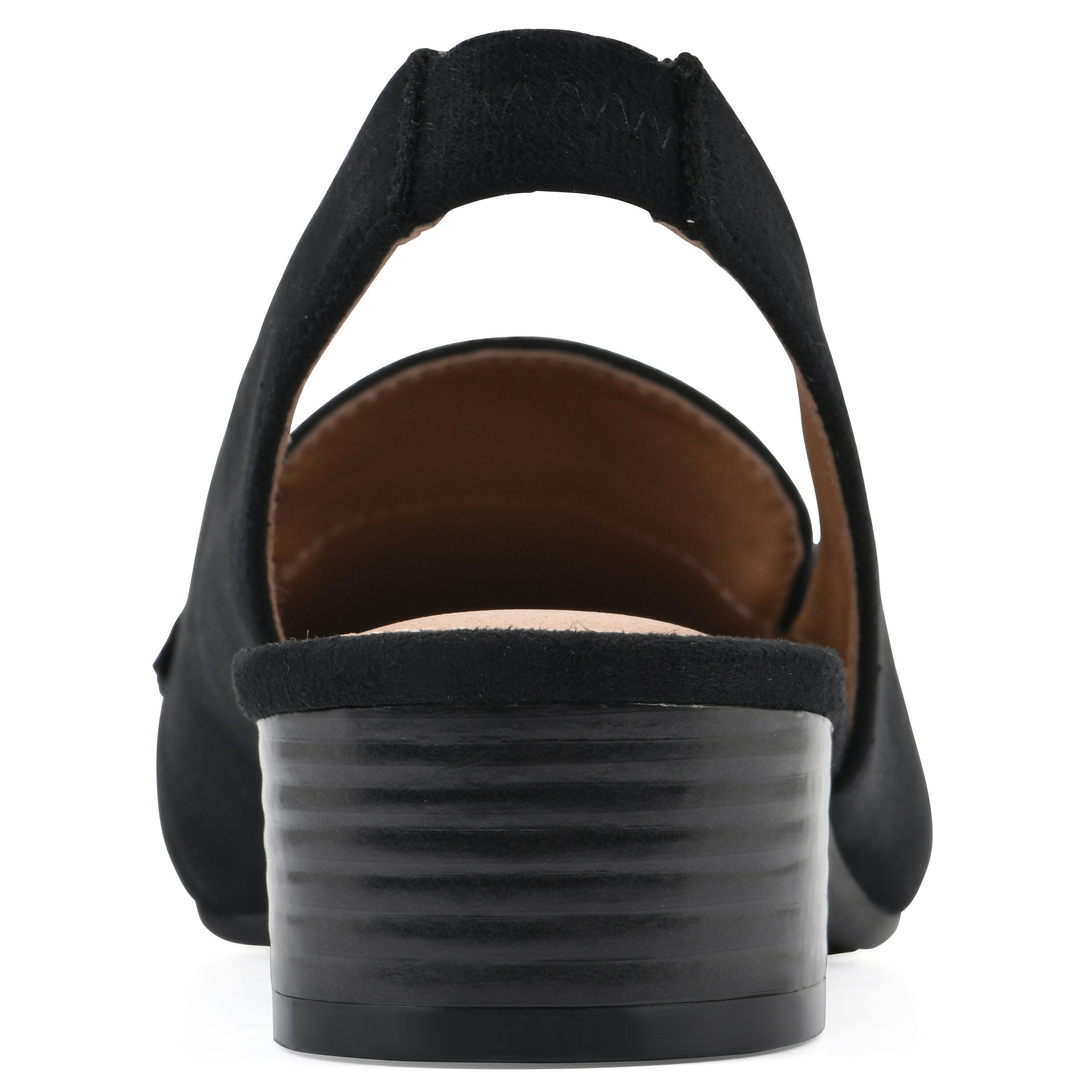 Boreal Slingback Heel, BLACK FABRIC, on-hover image number 1