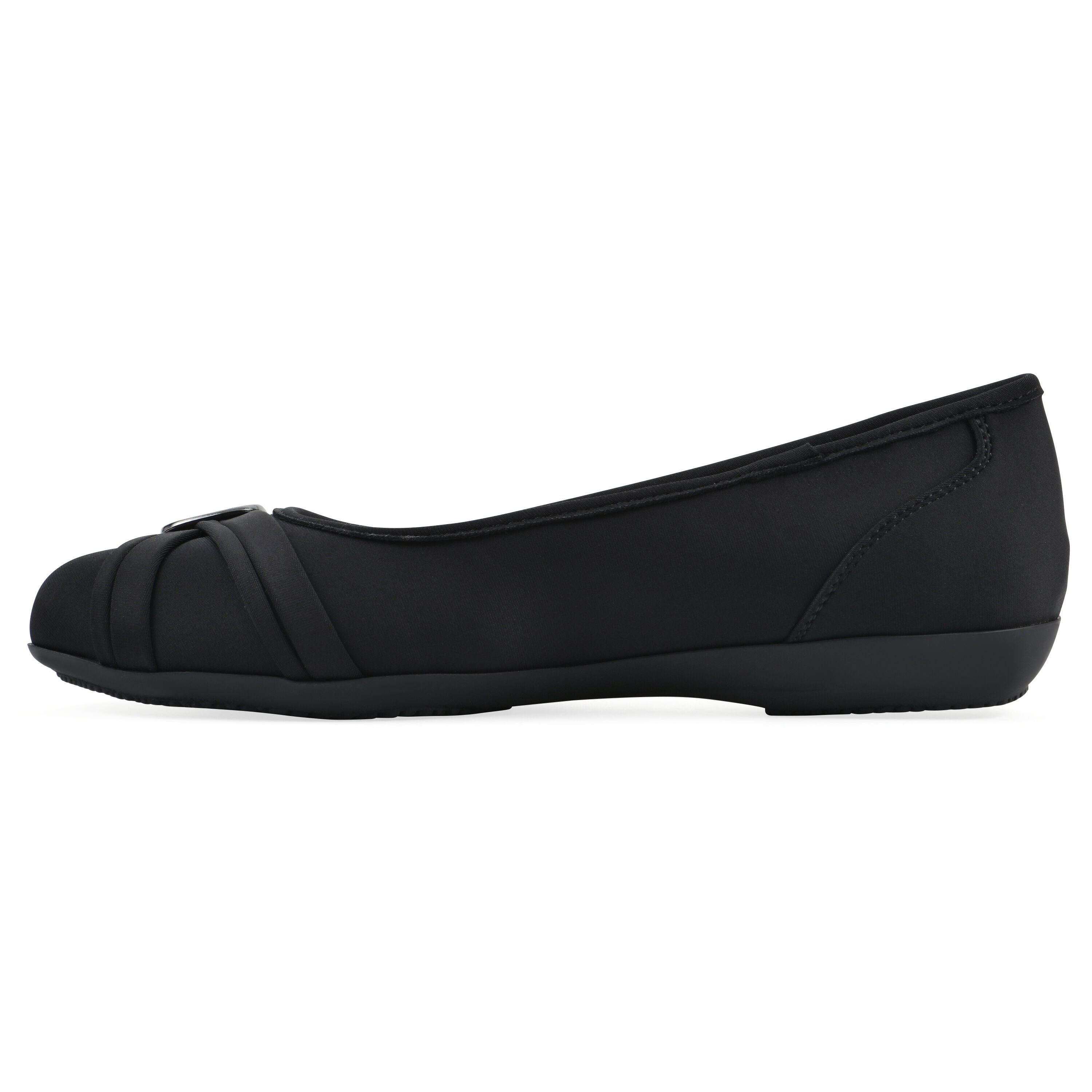 Calming Ballet Flat, BLACK NYLON, alternate image number 3