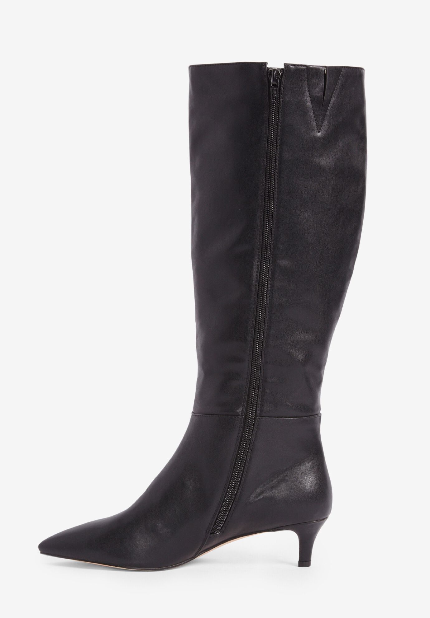 The Poloma Tall Wide Calf Boot By Comfortview, BLACK, alternate image number 3
