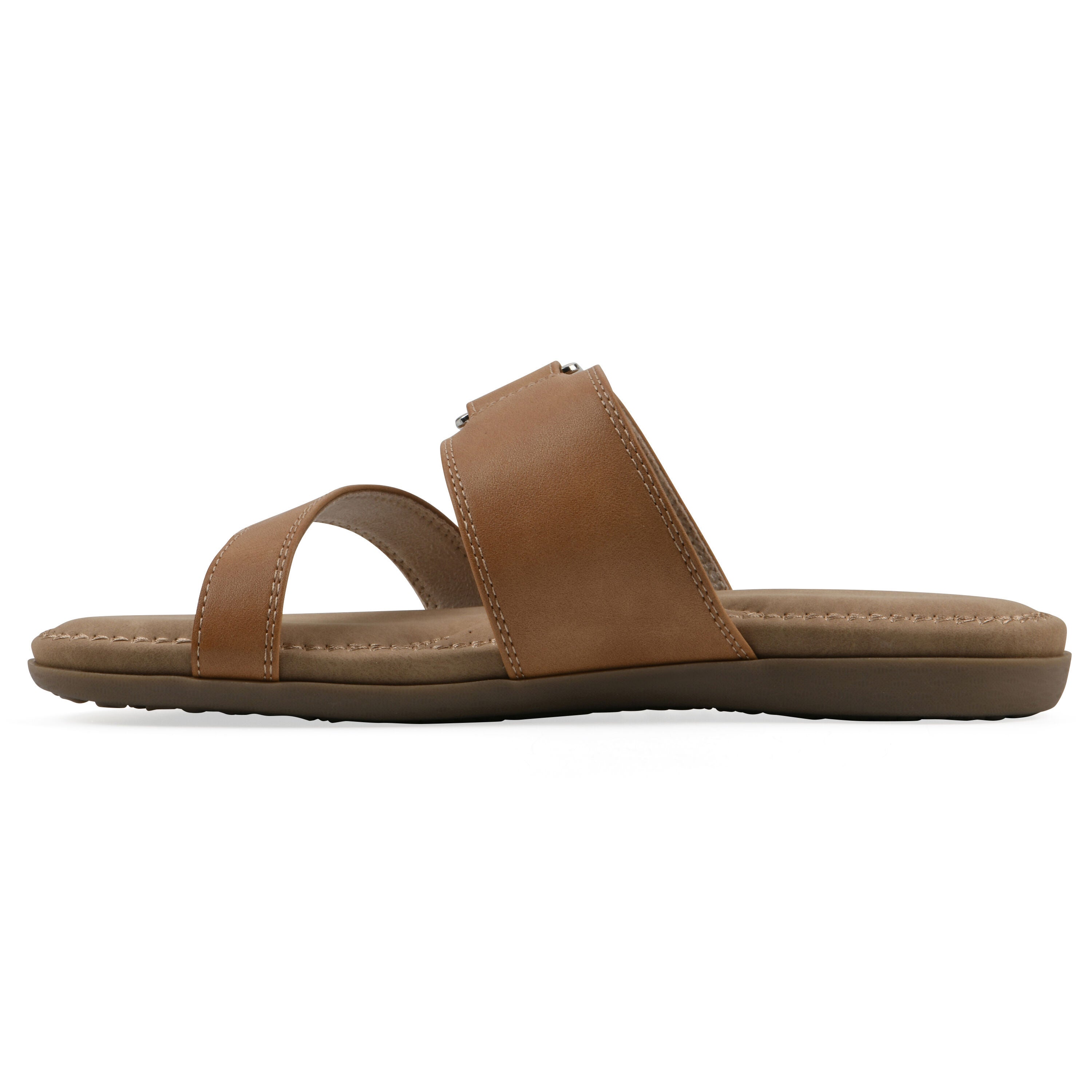 Fancify Slide Sandal, NATURAL SMOOT, alternate image number 3