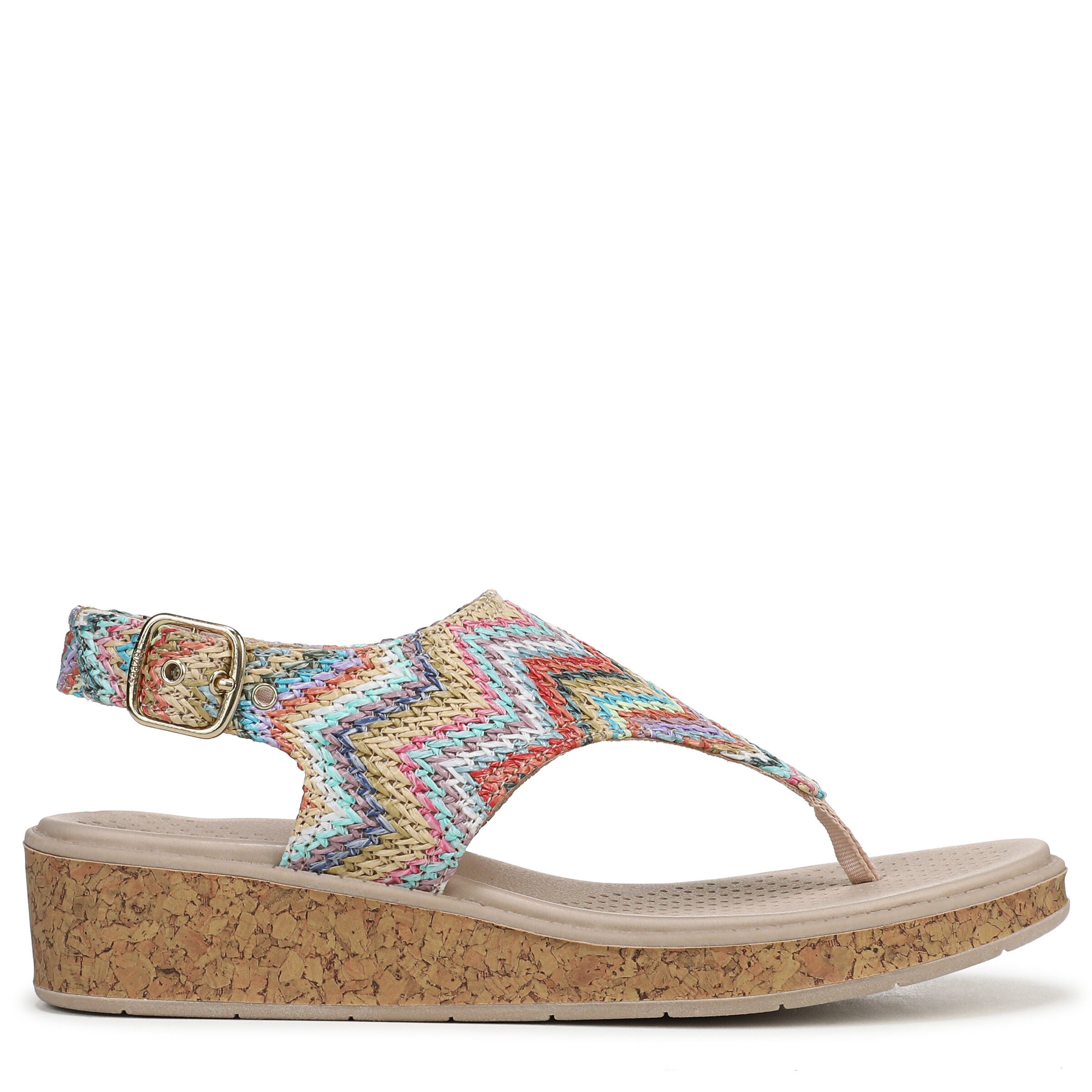 Beachy Slingback Sandal, BEIGE MULTI, alternate image number 3