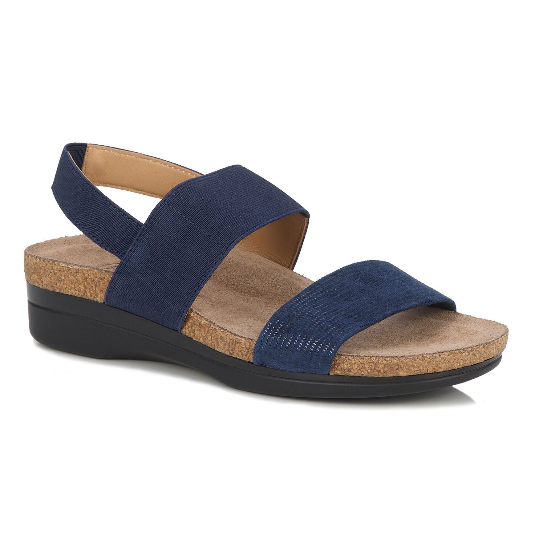 Maeve Stretch Strap Sandal, NAVY, hi-res image number 0