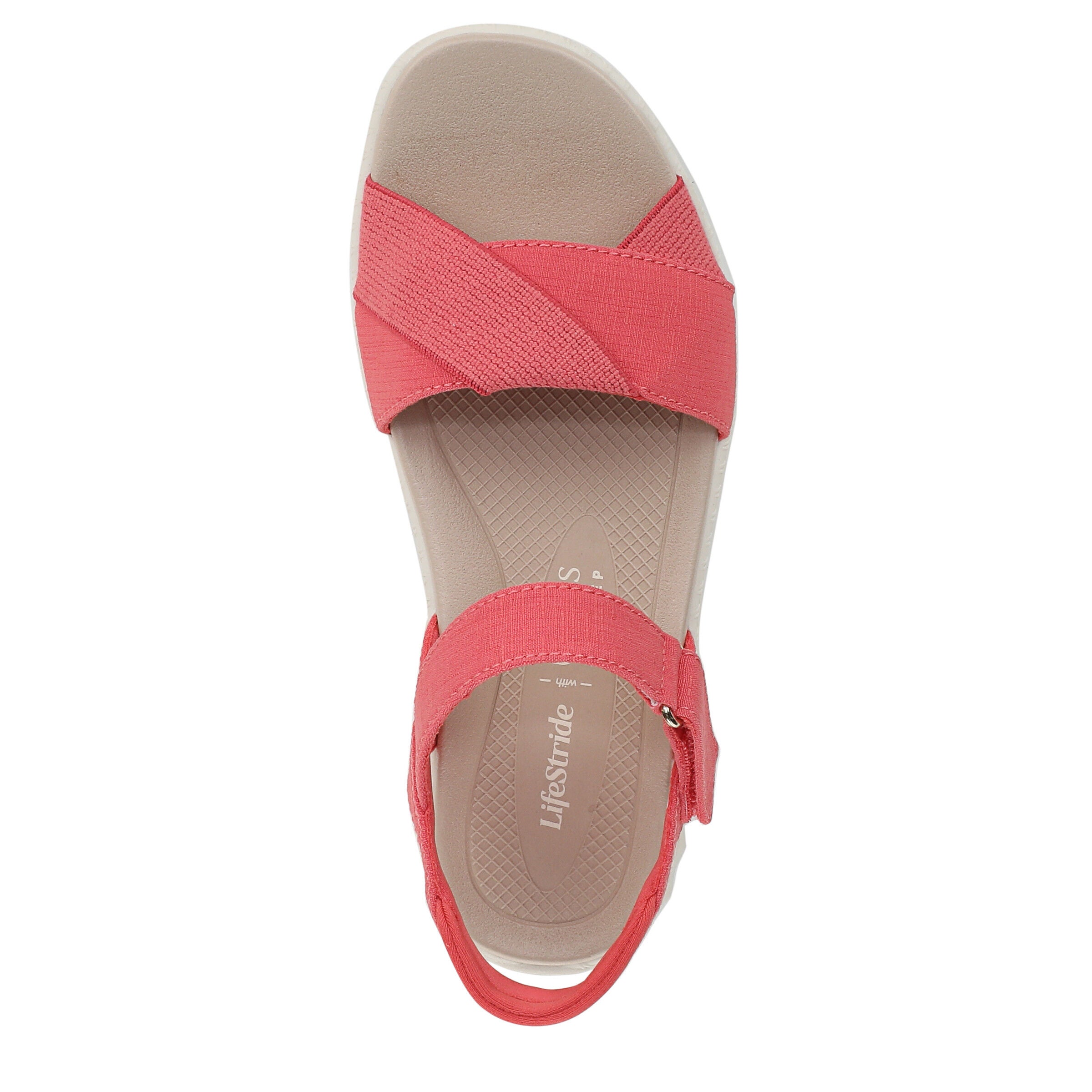 Lane Strappy Sandal, CORAL BEACH, alternate image number 6