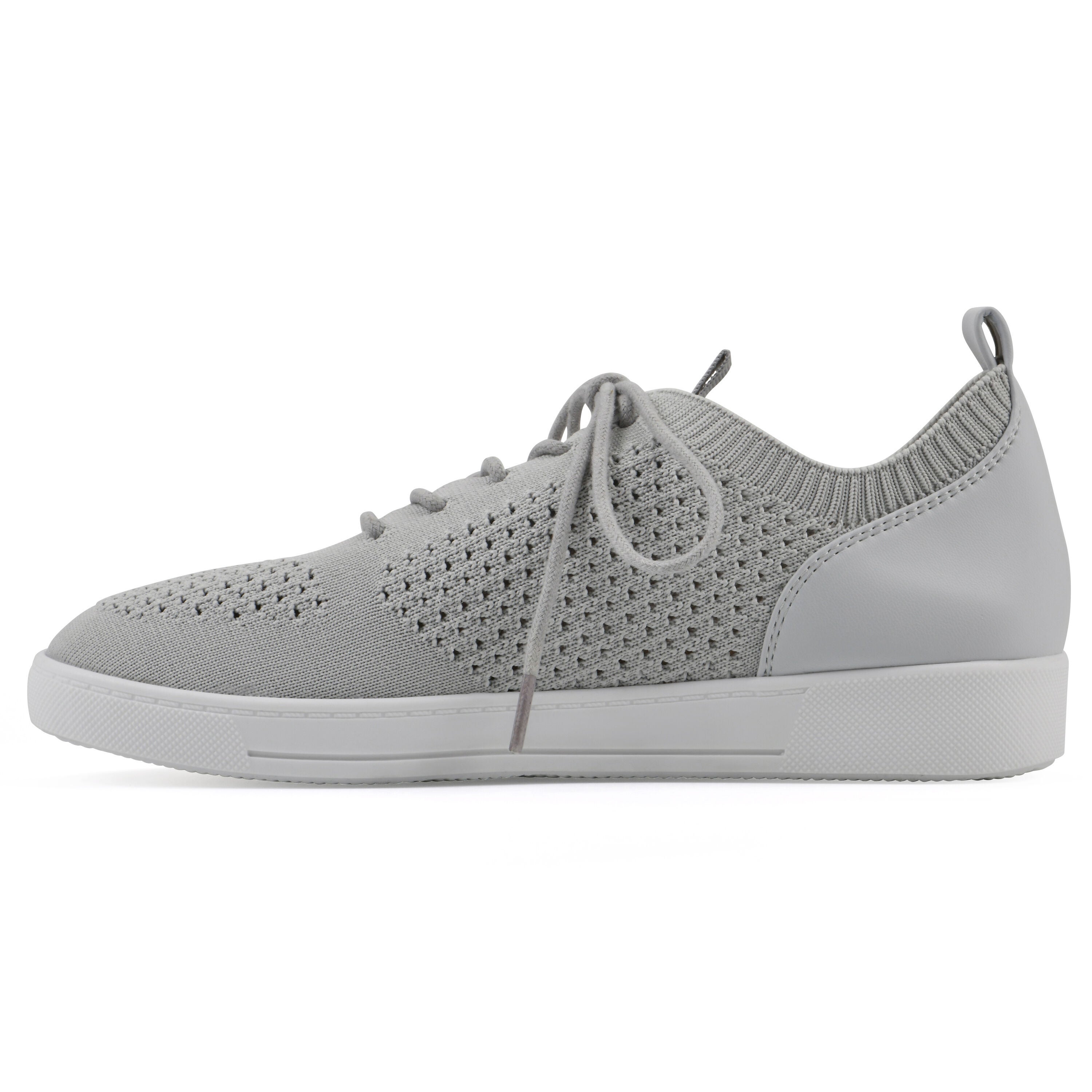 Upscale Slip On Sneaker, LIGHT GREY FABRIC, alternate image number 3