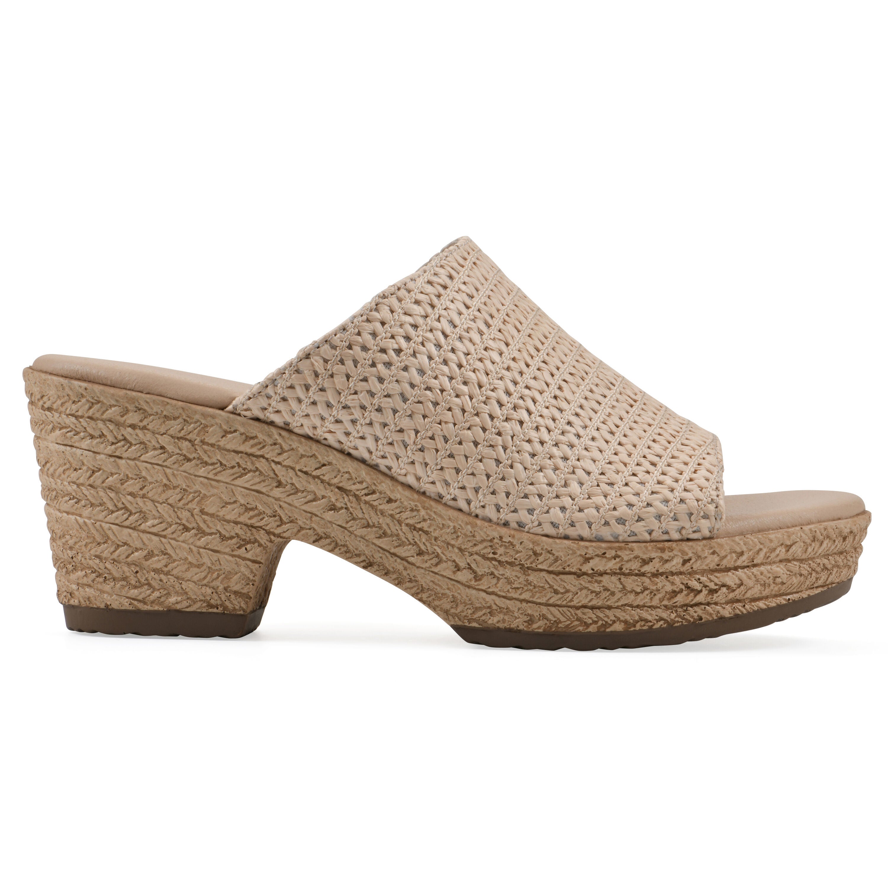 Biando Wedge Sandal, NATURAL RAFFIA, alternate image number 2