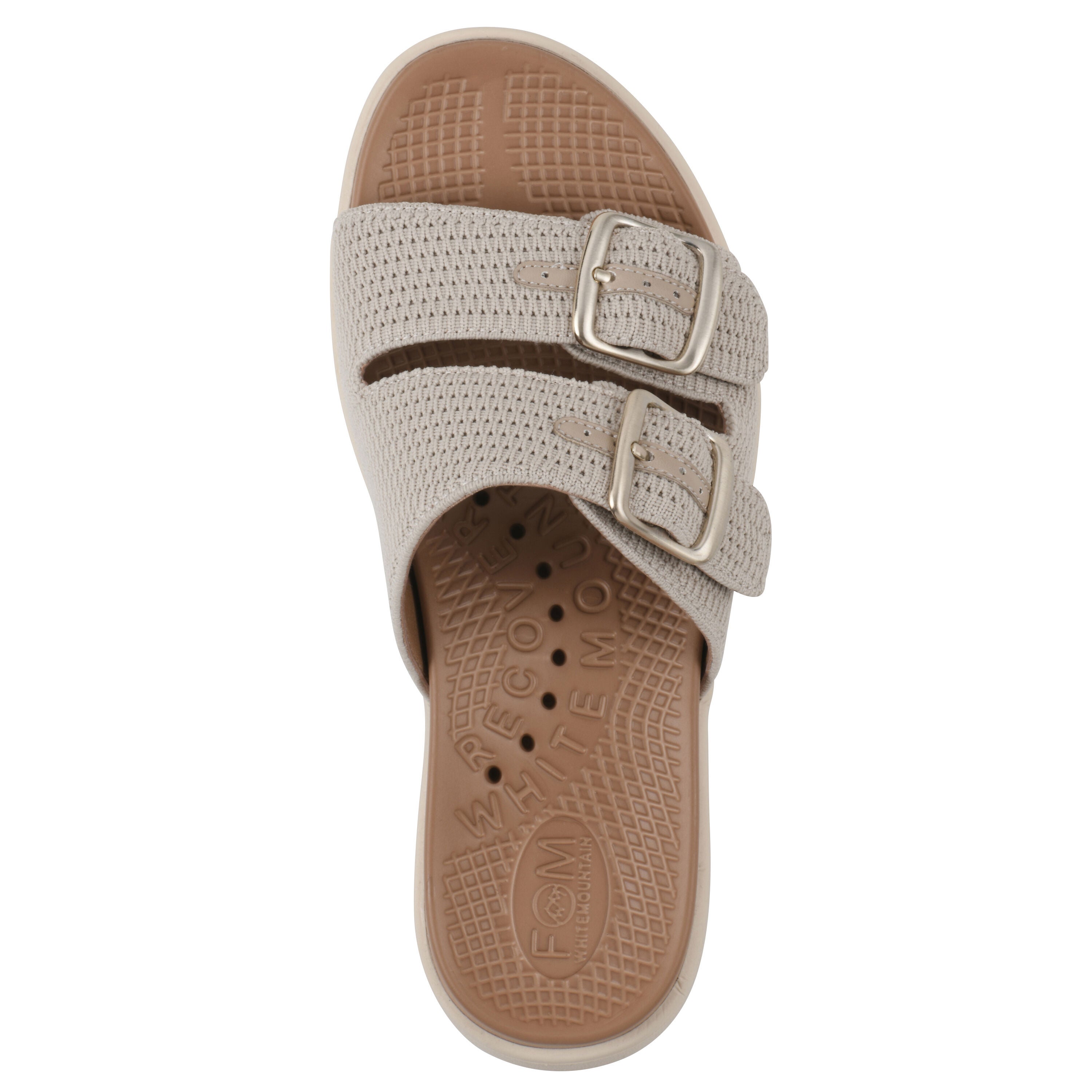Nanny FOM Recovery Slide Sandal, TAUPE FABRIC, alternate image number 4