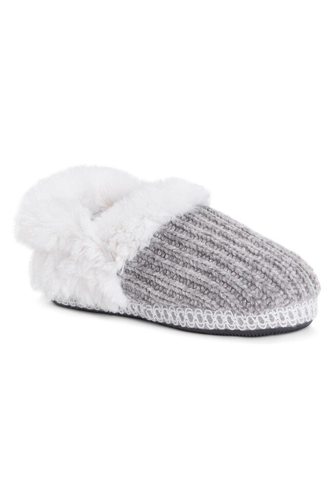 Belinda Slipper by Muk Luks®, SILVER, hi-res image number null