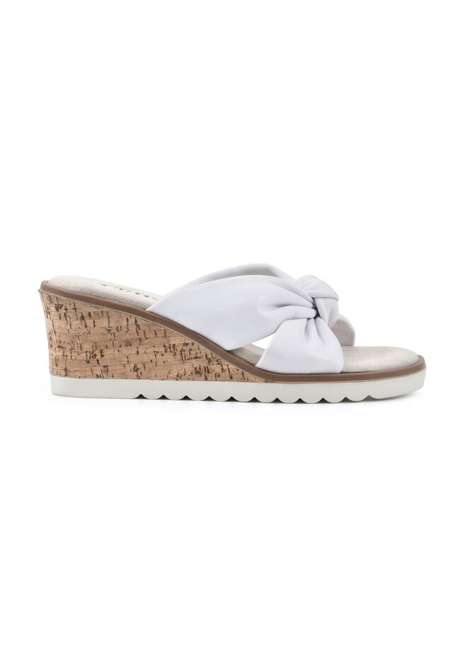 Cliffs Adrielle Mule Wedge Sandal, , alternate image number null