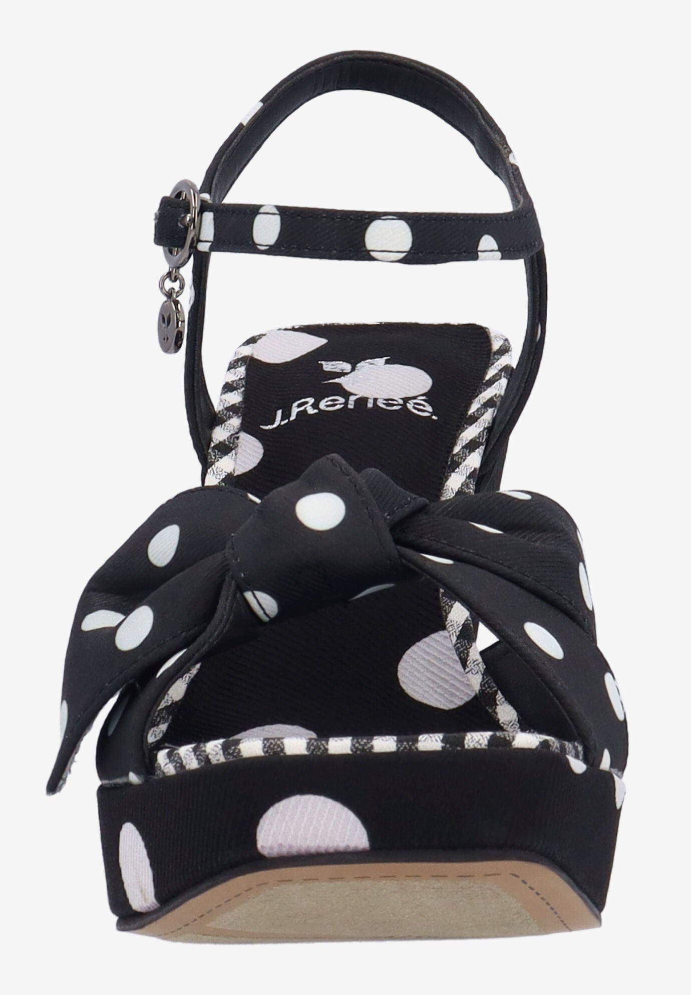 Burkett Ankle Strap Sandal, BLACK WHITE, alternate image number 2