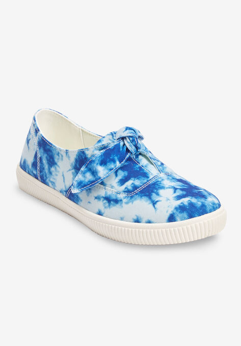 The Anzani Slip On Sneaker, BLUE TIE DYE, hi-res image number null