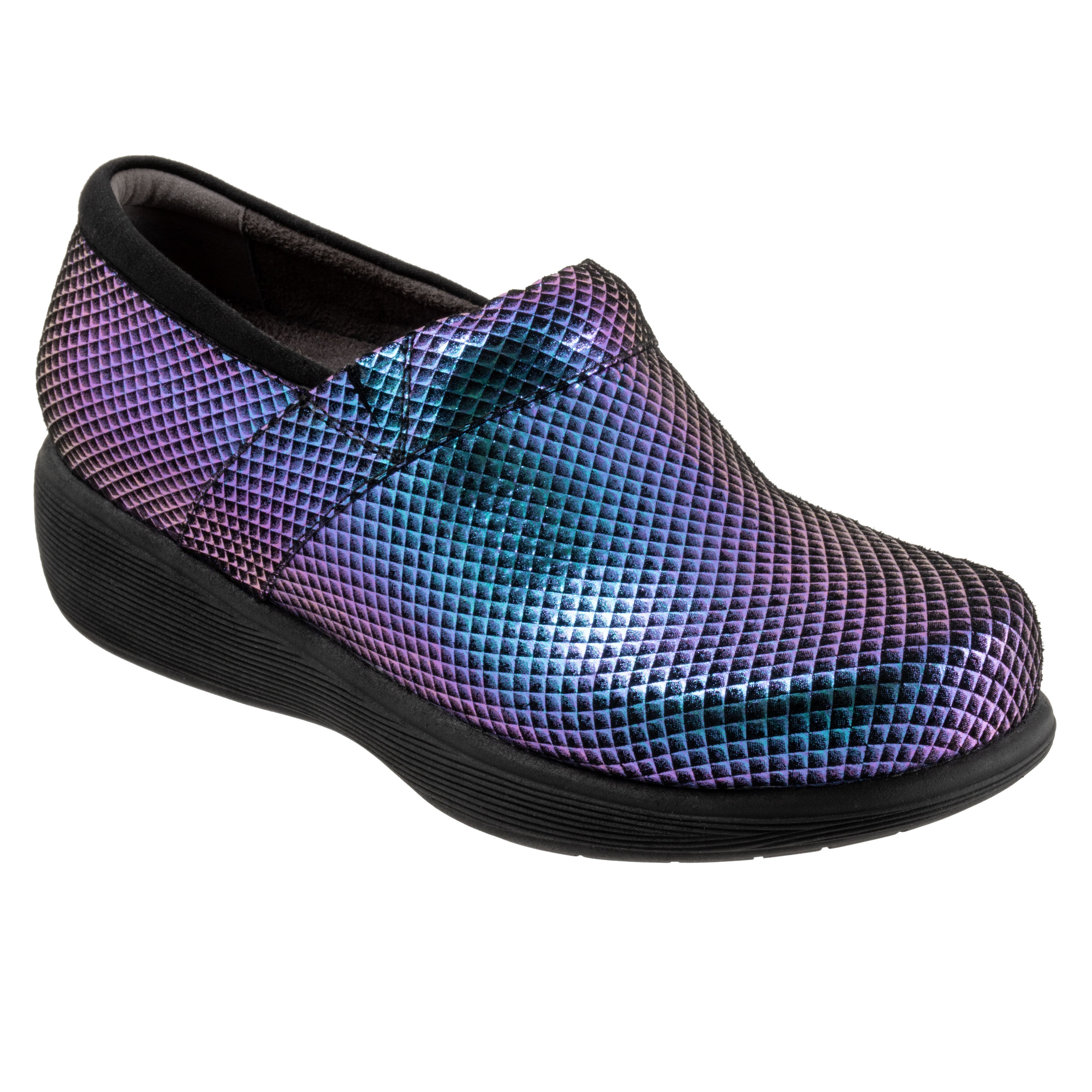 Meredith Sport Clog, DARK IRIDESCENT, hi-res image number 0