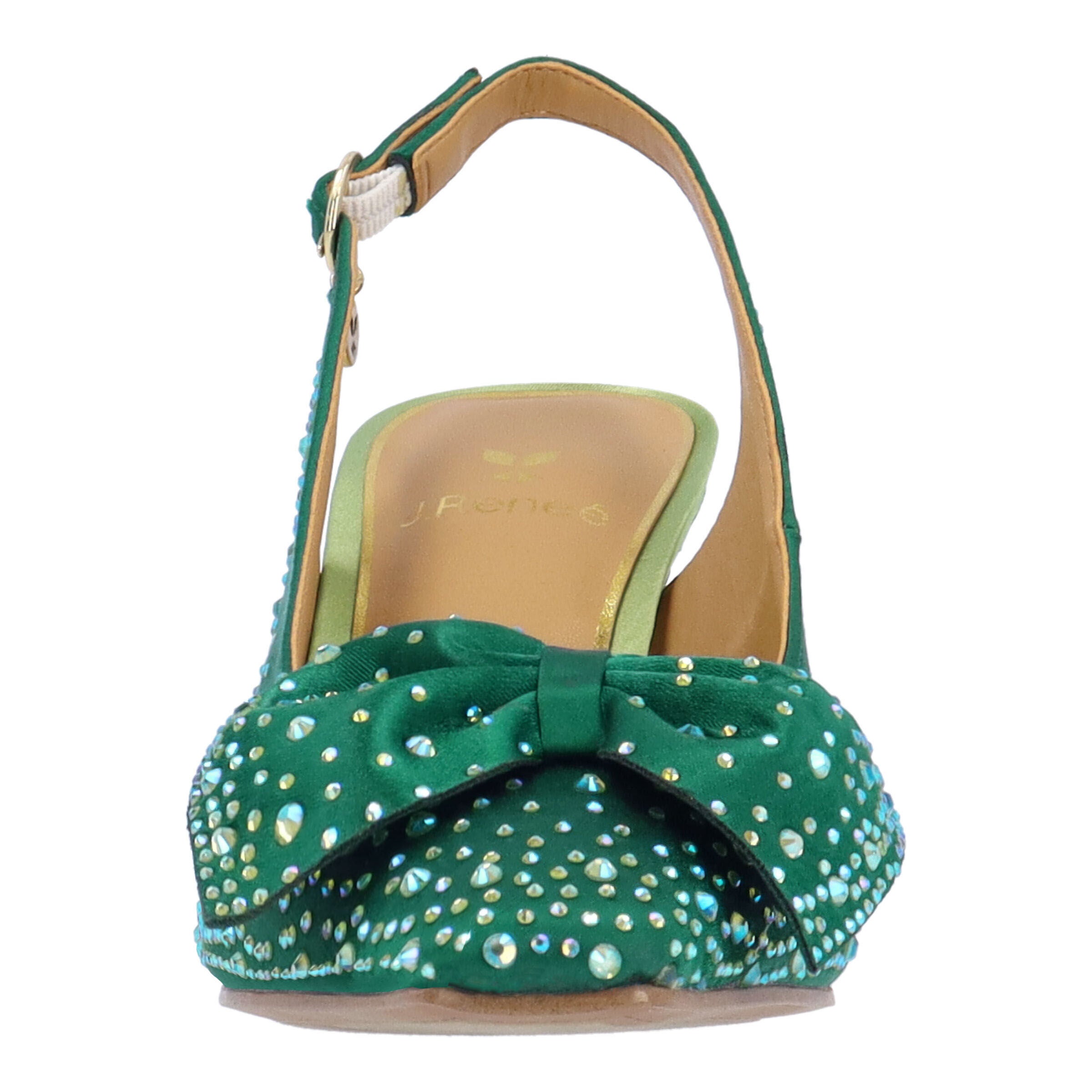Harlan Slingback Pump, EMERALD GREEN, alternate image number 2