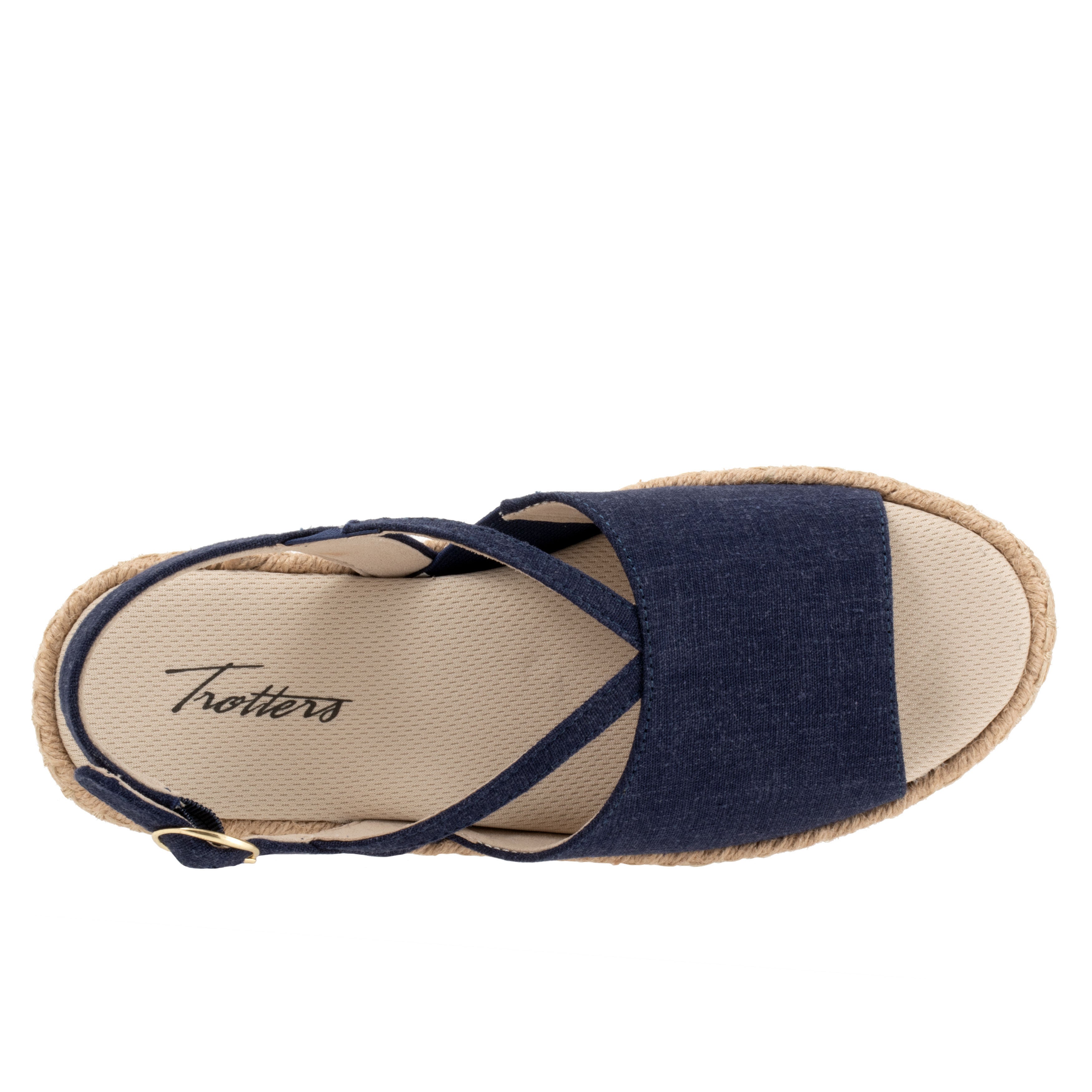 Pepper Sandal, NAVY TEXTILE, alternate image number 3