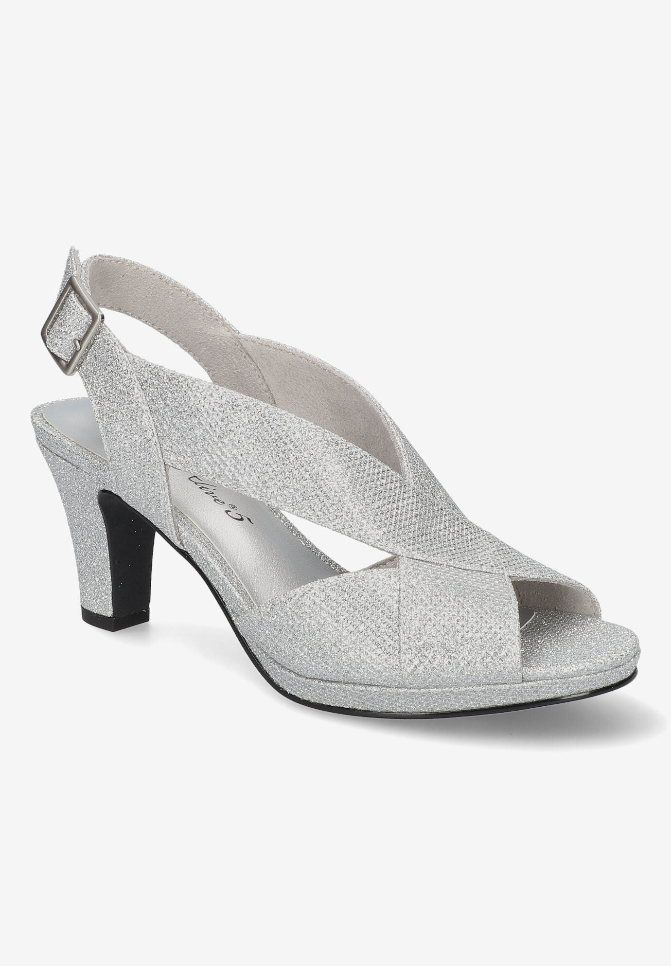 Christy Sandals, SILVER GLITTER, hi-res image number 0