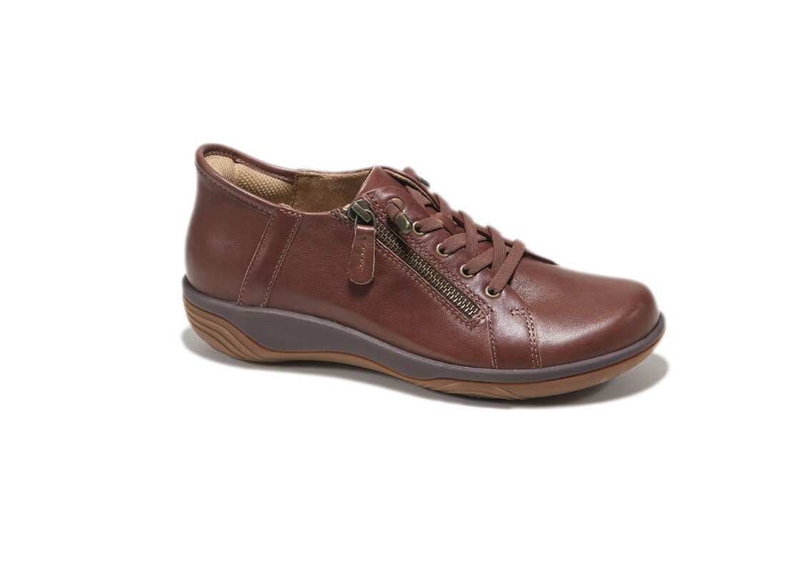 Alma Hands-Free Slip-On Flat, BROWN, alternate image number 2