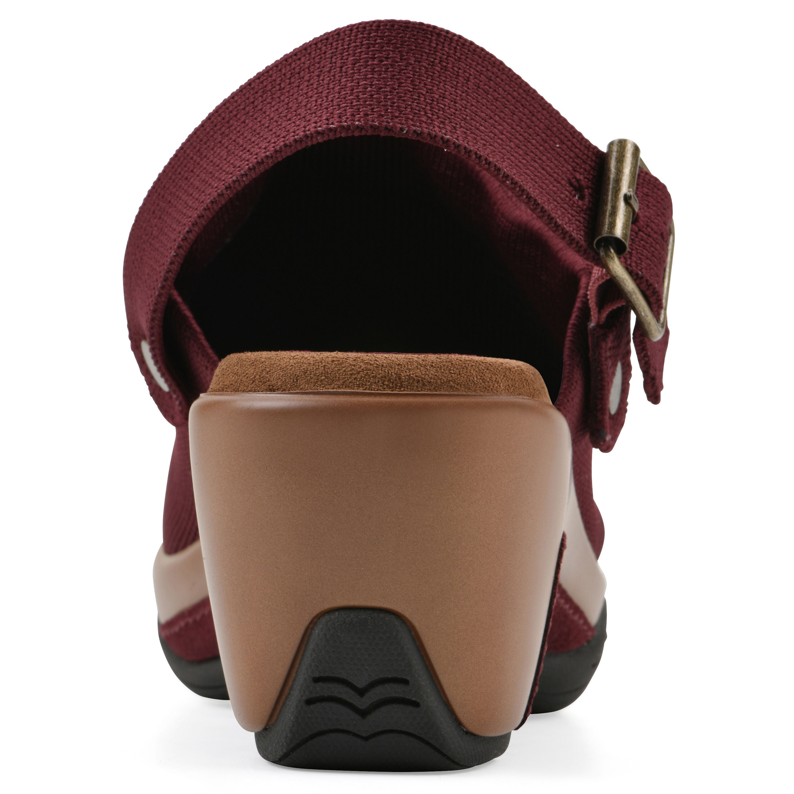 Viable Slingback Clog, BURGUNDY FABRIC, on-hover image number 1