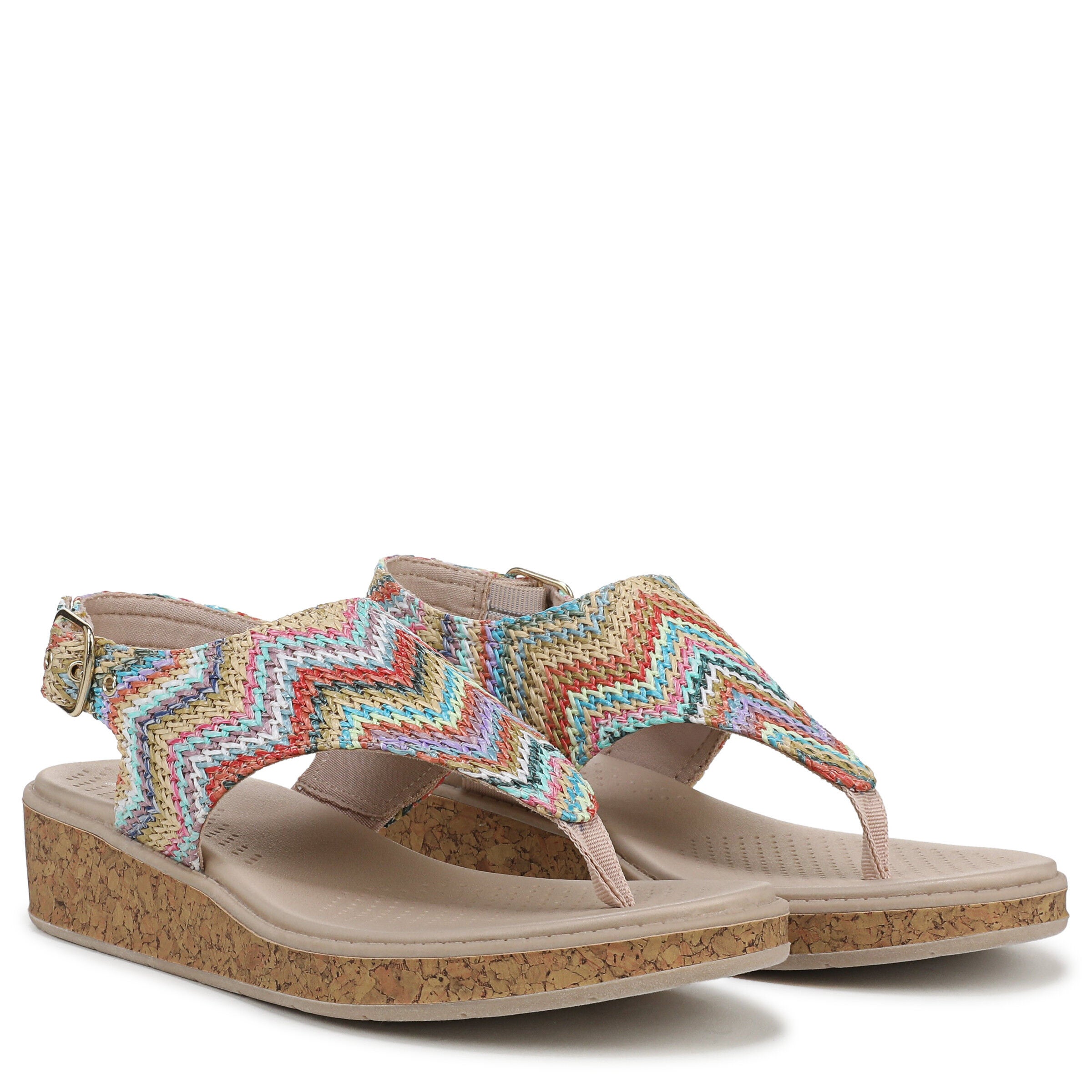 Beachy Slingback Sandal, BEIGE MULTI, alternate image number 2