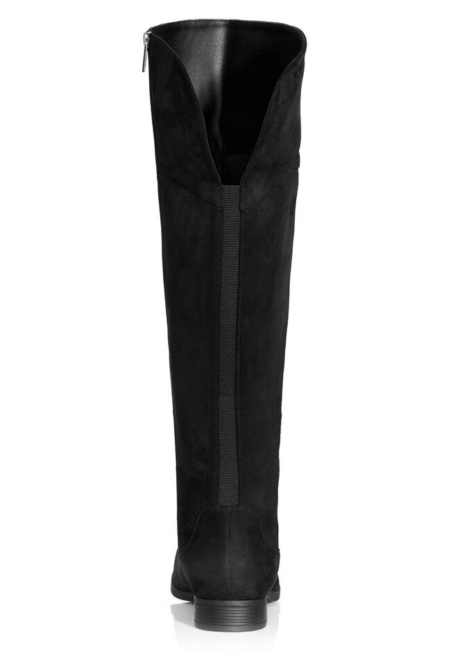 Nadia Wide Width Tall Boot, BLACK, alternate image number null