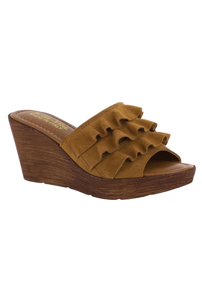Bey-Italy Sandals by Bella Vita®, TOBACCO SUEDE, hi-res image number null
