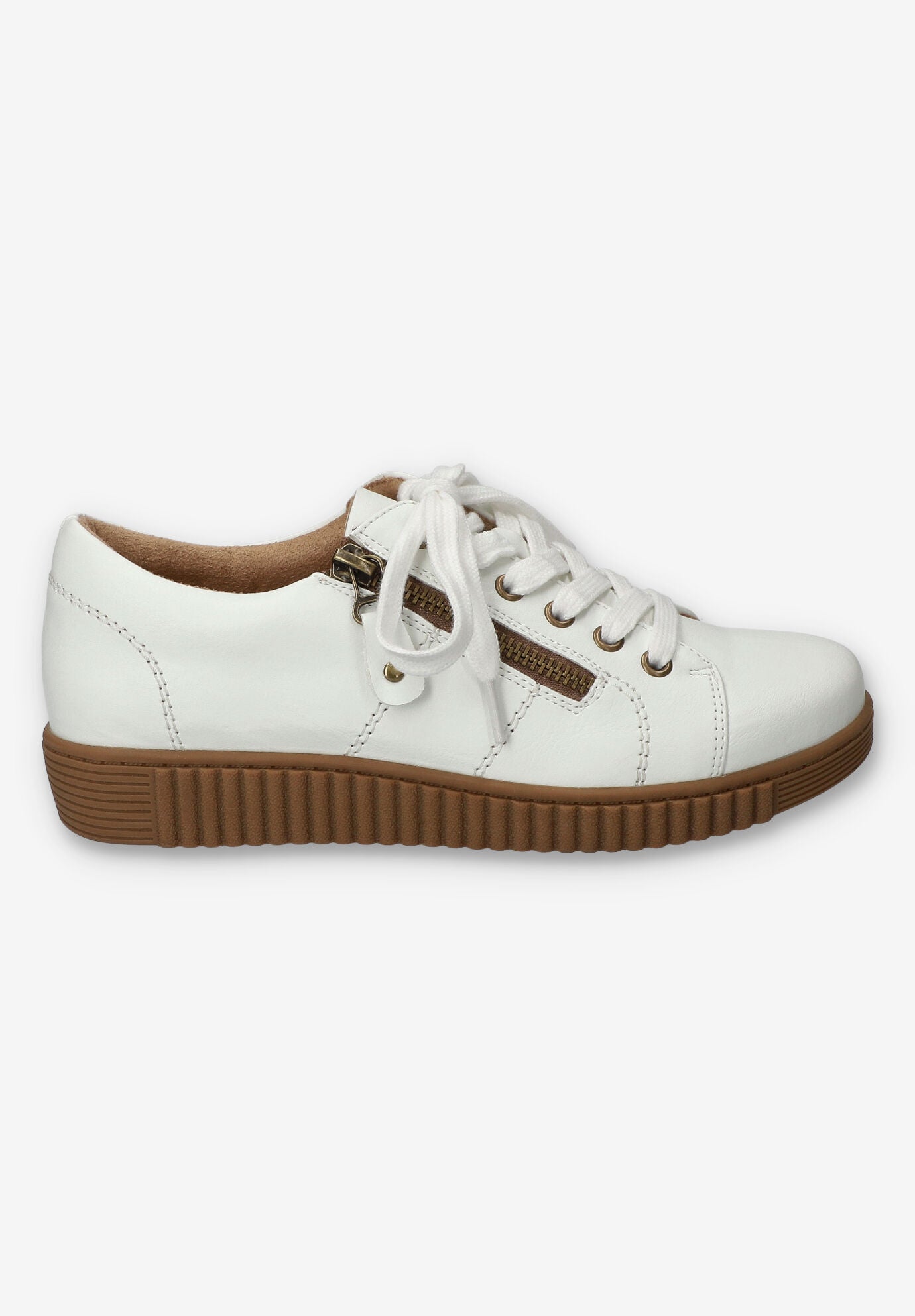 Novie Platform Sneaker, WHITE, alternate image number 2
