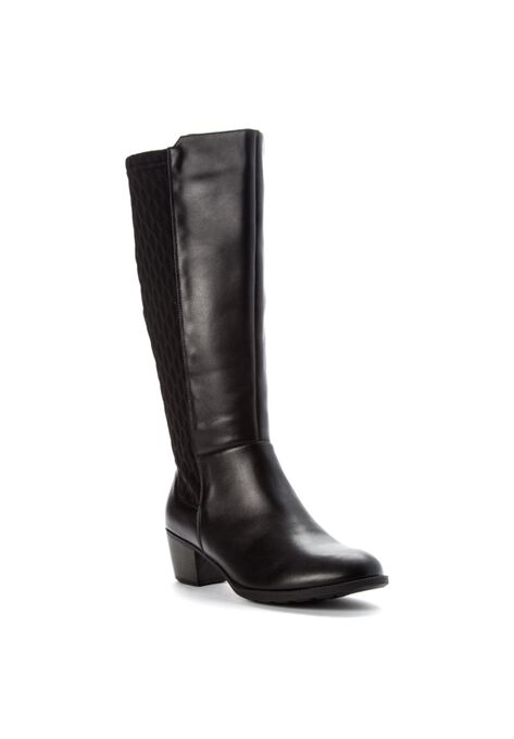Talise Wide Calf Boot, BLACK, hi-res image number null