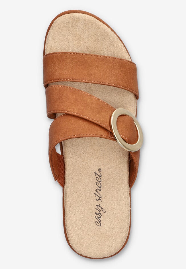 Mina Wedge Sandal, TAN, alternate image number null
