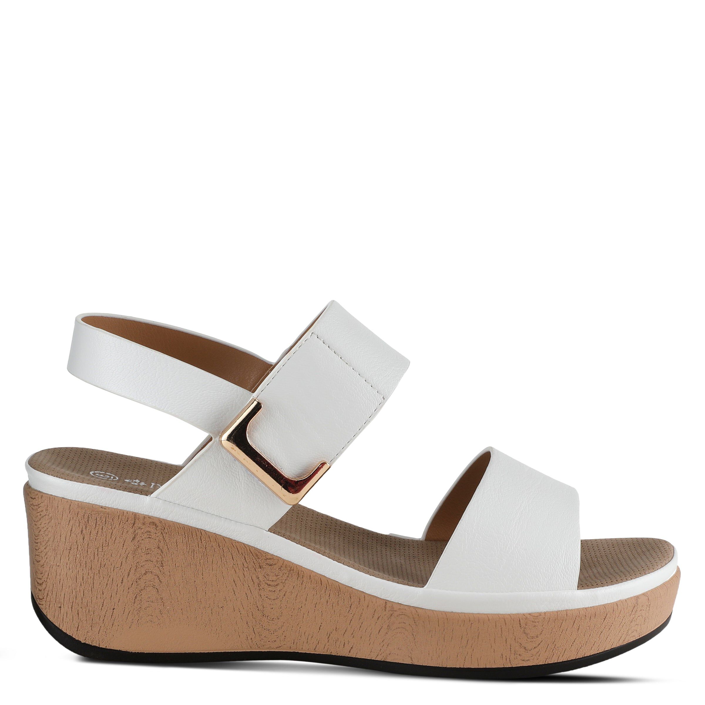 Spelta Platform Sandal, WHITE, alternate image number 4