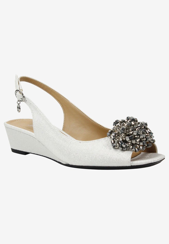 Donalda Slingback , WHITE SILVER, hi-res image number null
