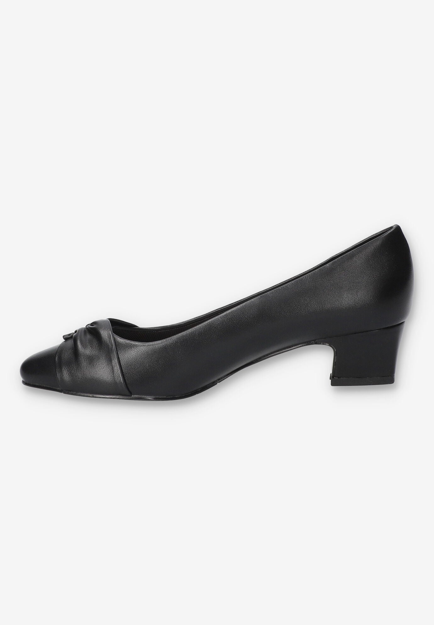 Lyanna Block Heel Pump, BLACK, alternate image number 4