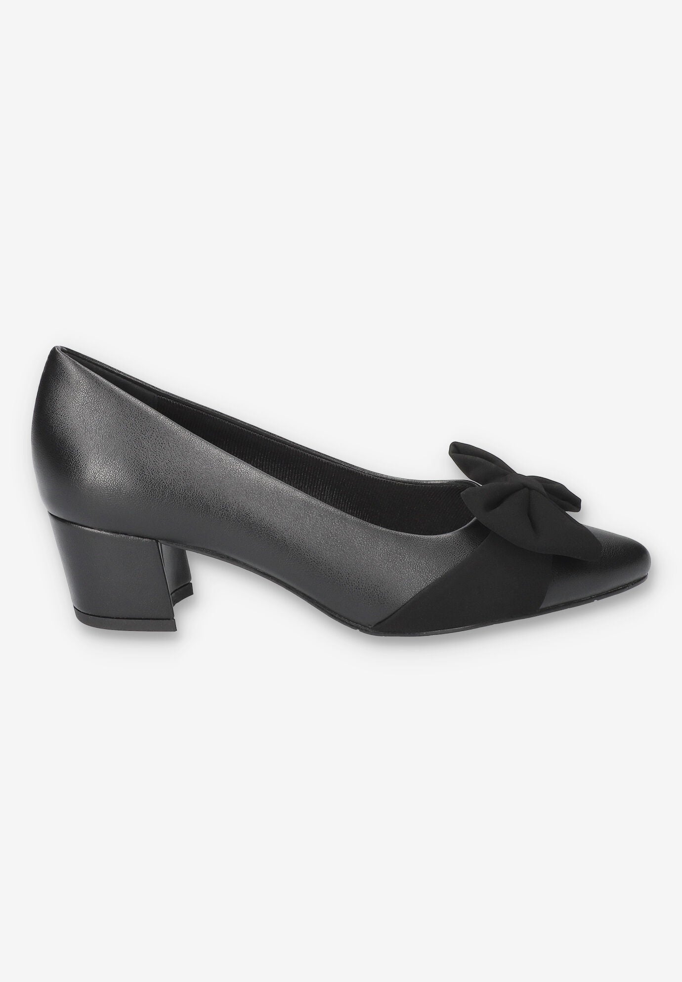 Alva Pointed Toe Pump, BLACK, alternate image number 2