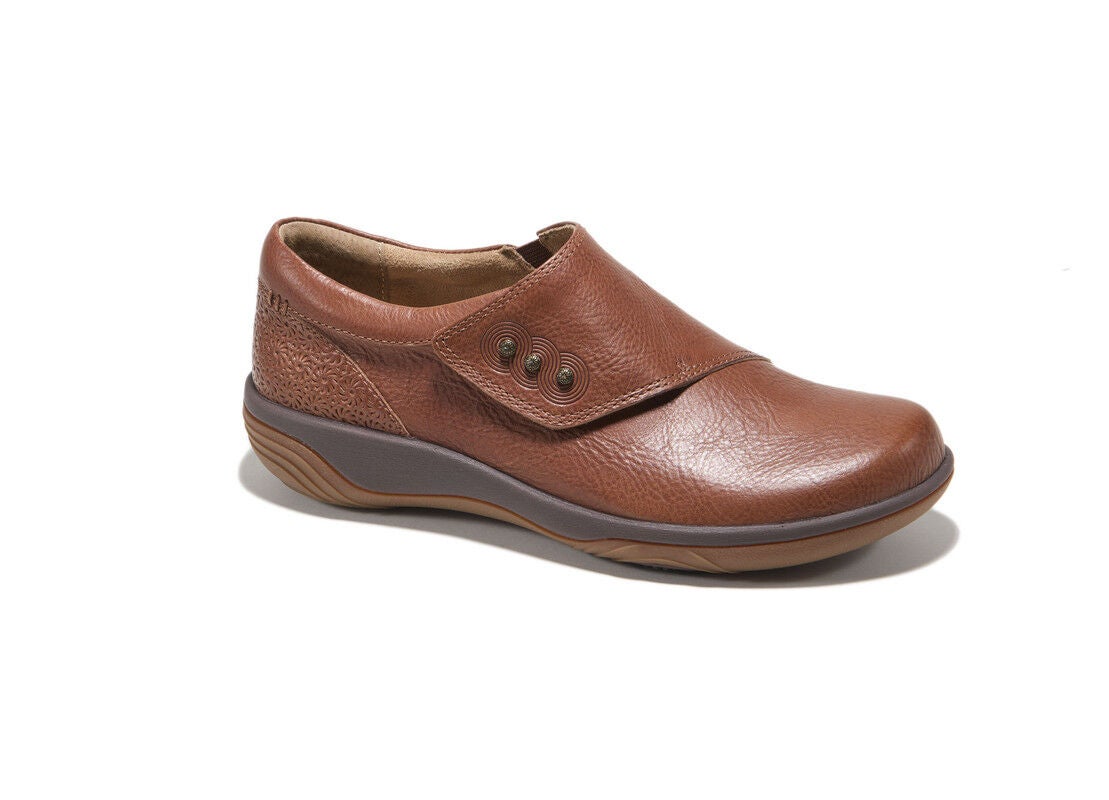 Anna  Slip-On Flat, COGNAC, alternate image number 2