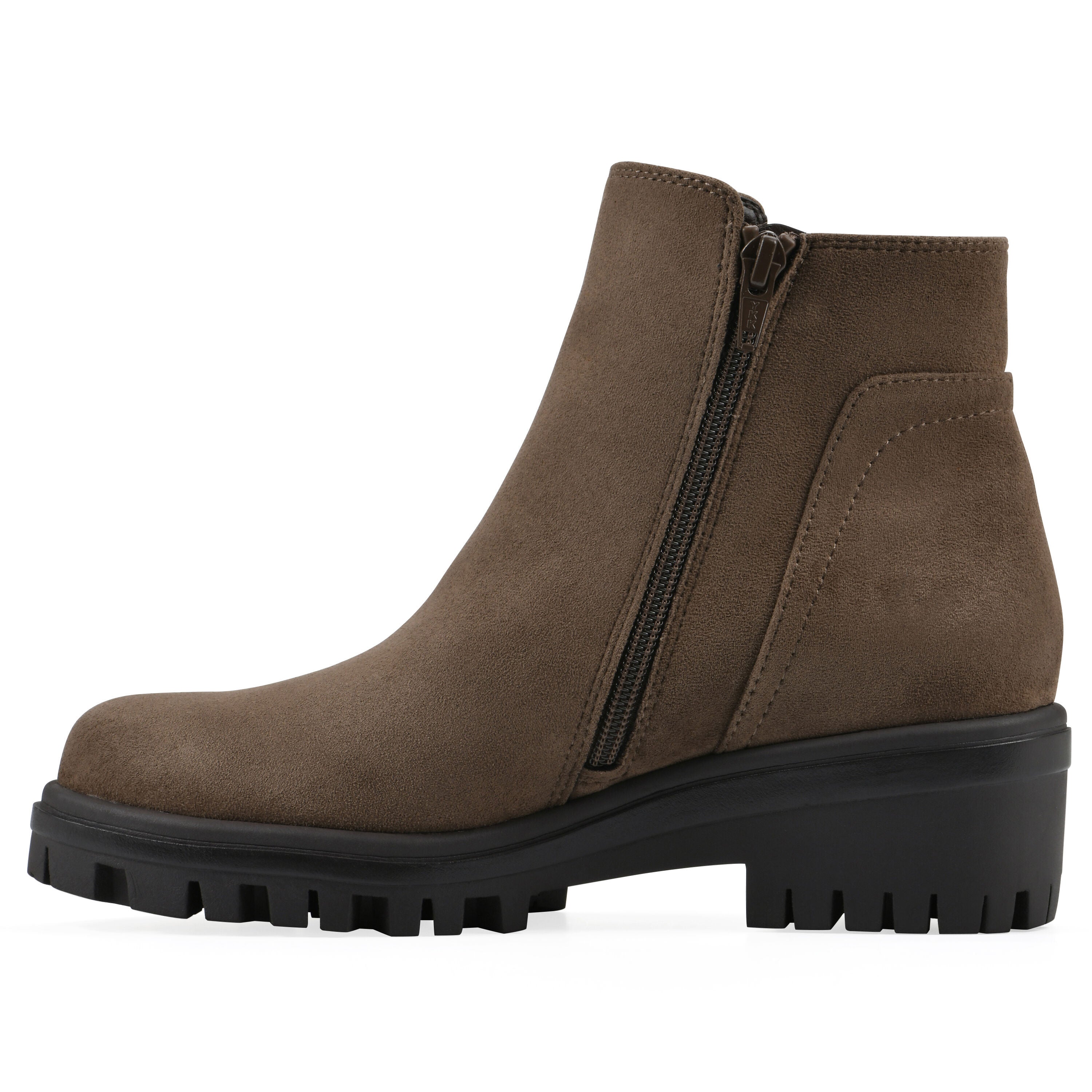 Tahj Lug Sole Bootie, DARK TAUPE, alternate image number 3