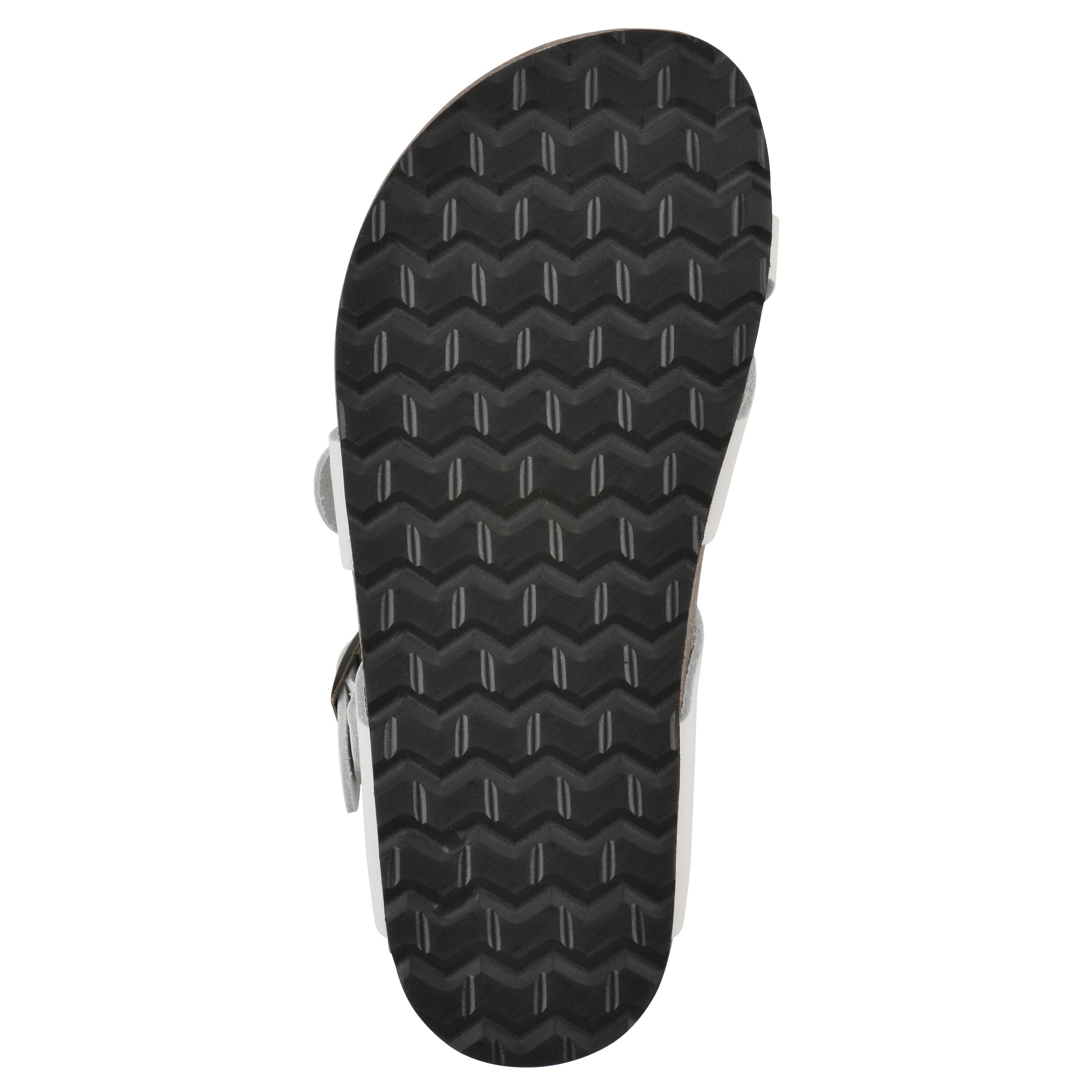 Gracie Footbed Sandal, WHITE LEATHER, alternate image number 5